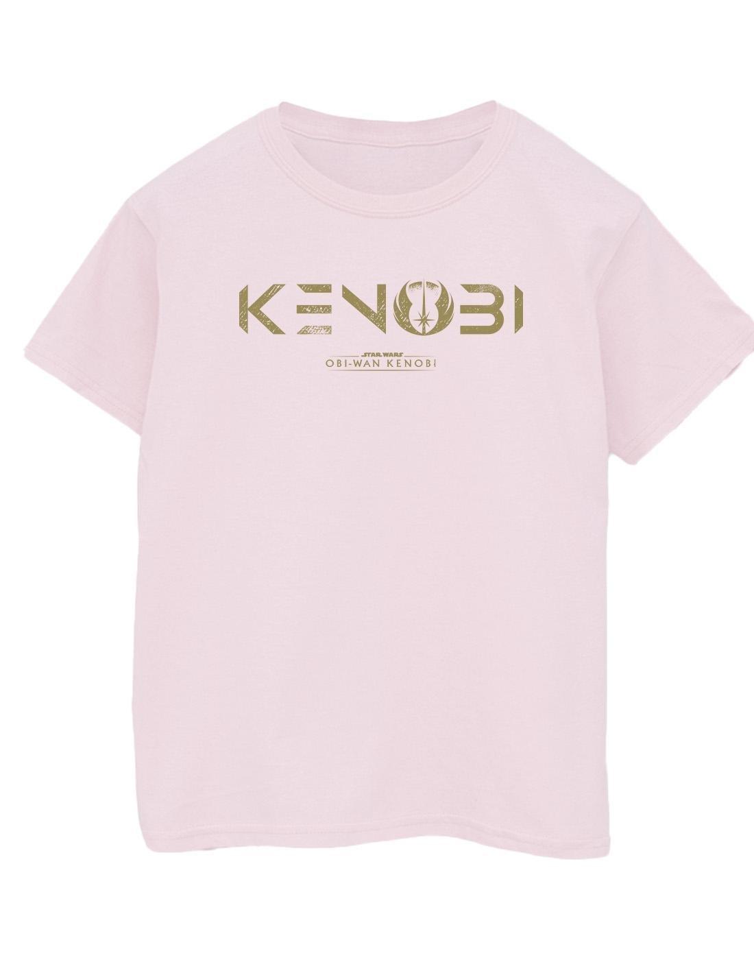 Obiwan Kenobi Logo Tshirt Herren Pink XXL von STAR WARS