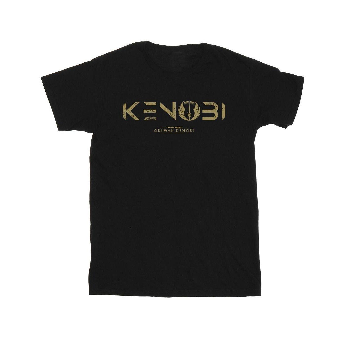 Obiwan Kenobi Logo Tshirt Herren Schwarz 5XL von STAR WARS