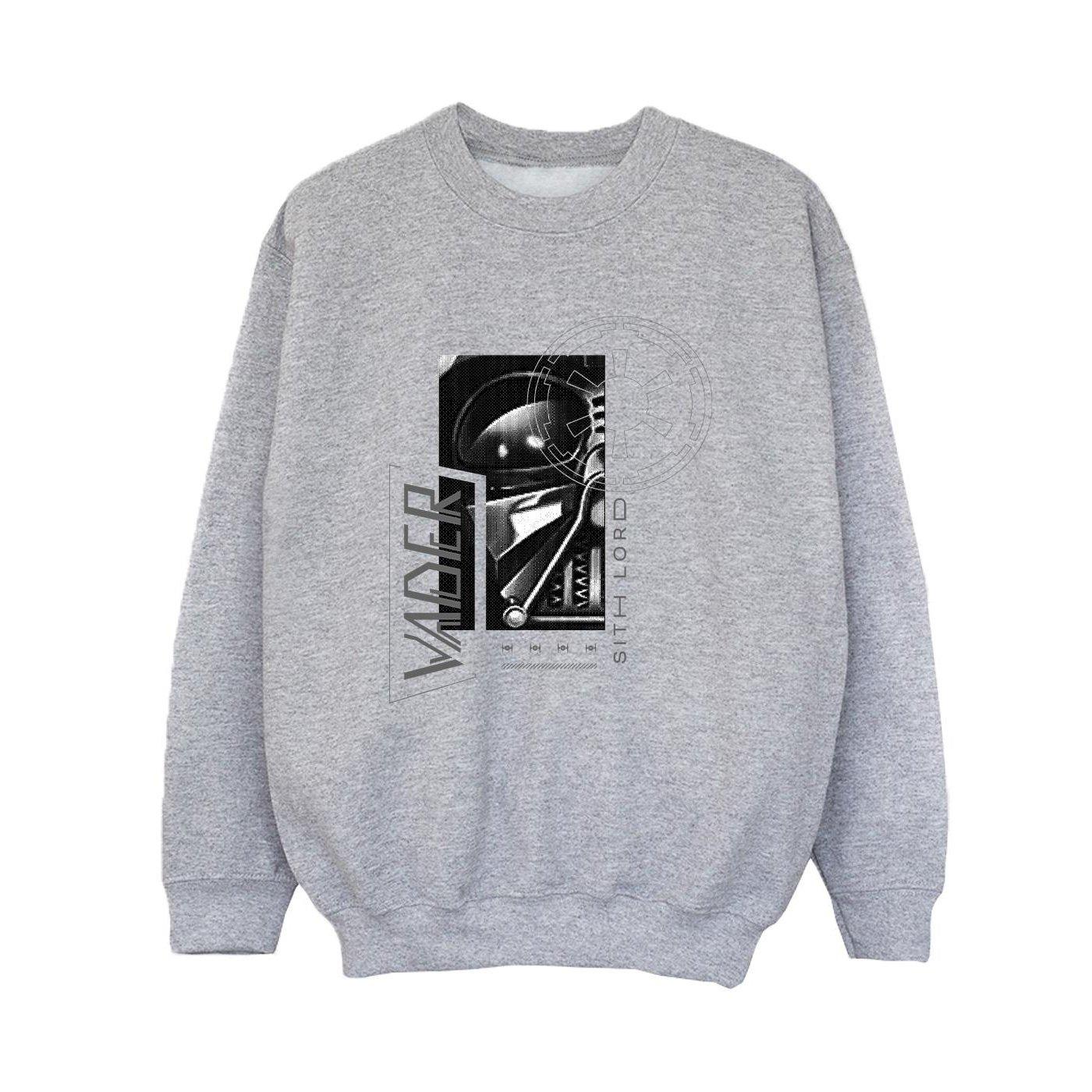 Obiwan Kenobi Sith Scifi Collage Sweatshirt Jungen Grau 128 von STAR WARS