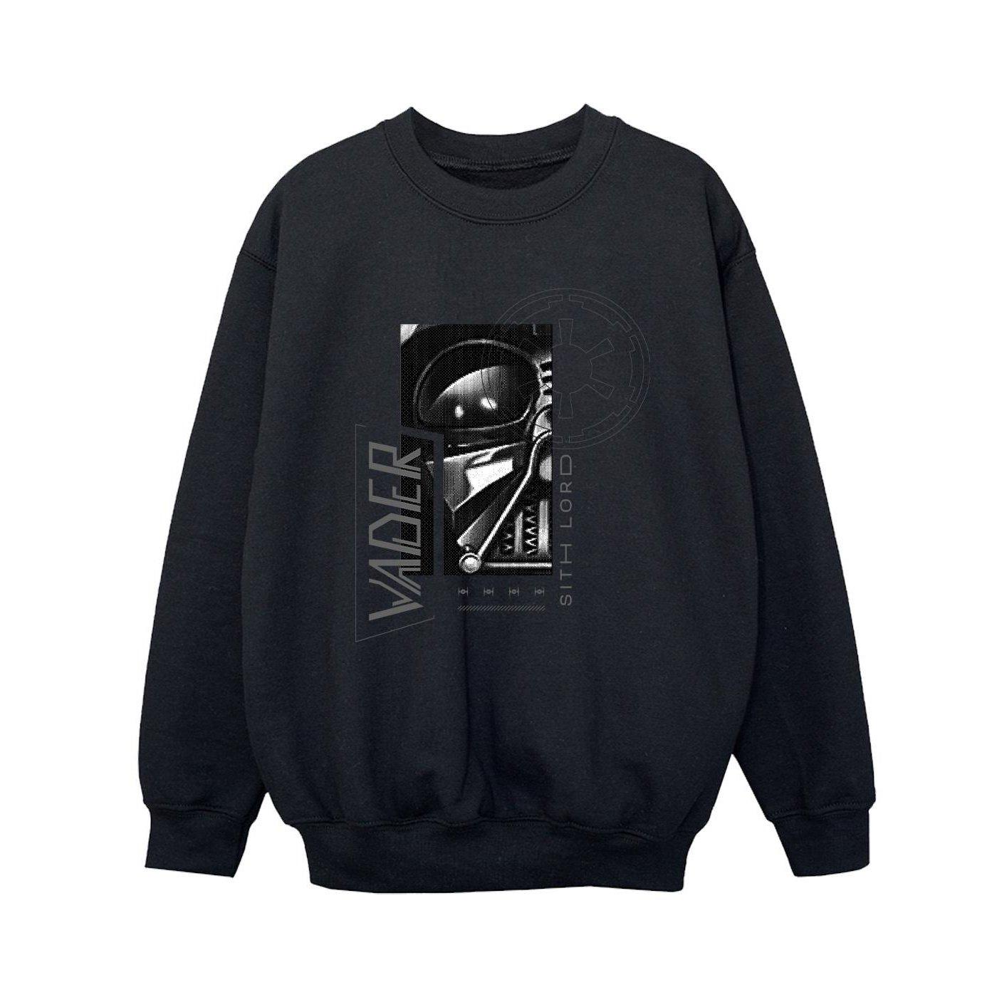 Obiwan Kenobi Sith Scifi Collage Sweatshirt Jungen Schwarz 104 von STAR WARS