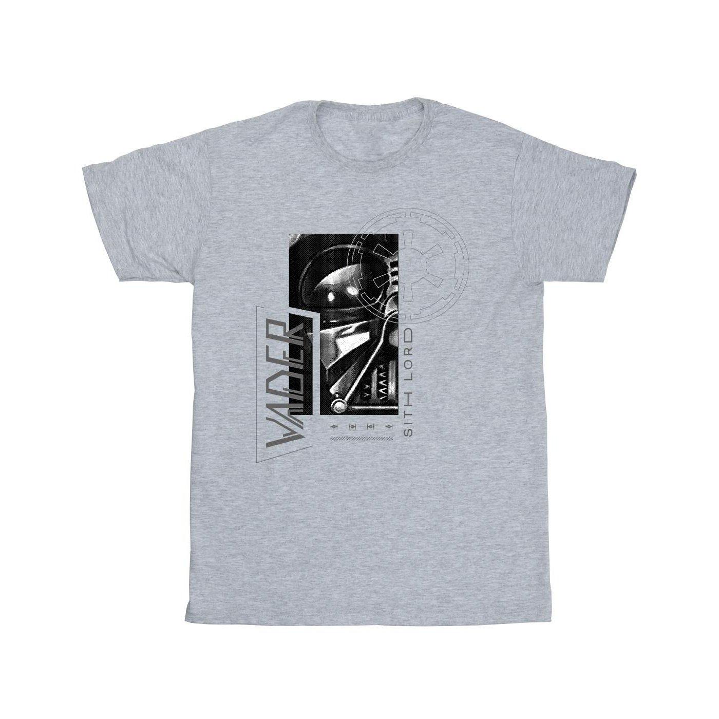 Obiwan Kenobi Sith Scifi Collage Tshirt Mädchen Grau 116 von STAR WARS