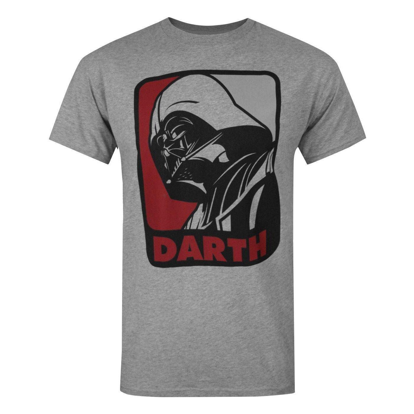 Offizielles Darth Vader Sport Tshirt Herren Grau M von STAR WARS