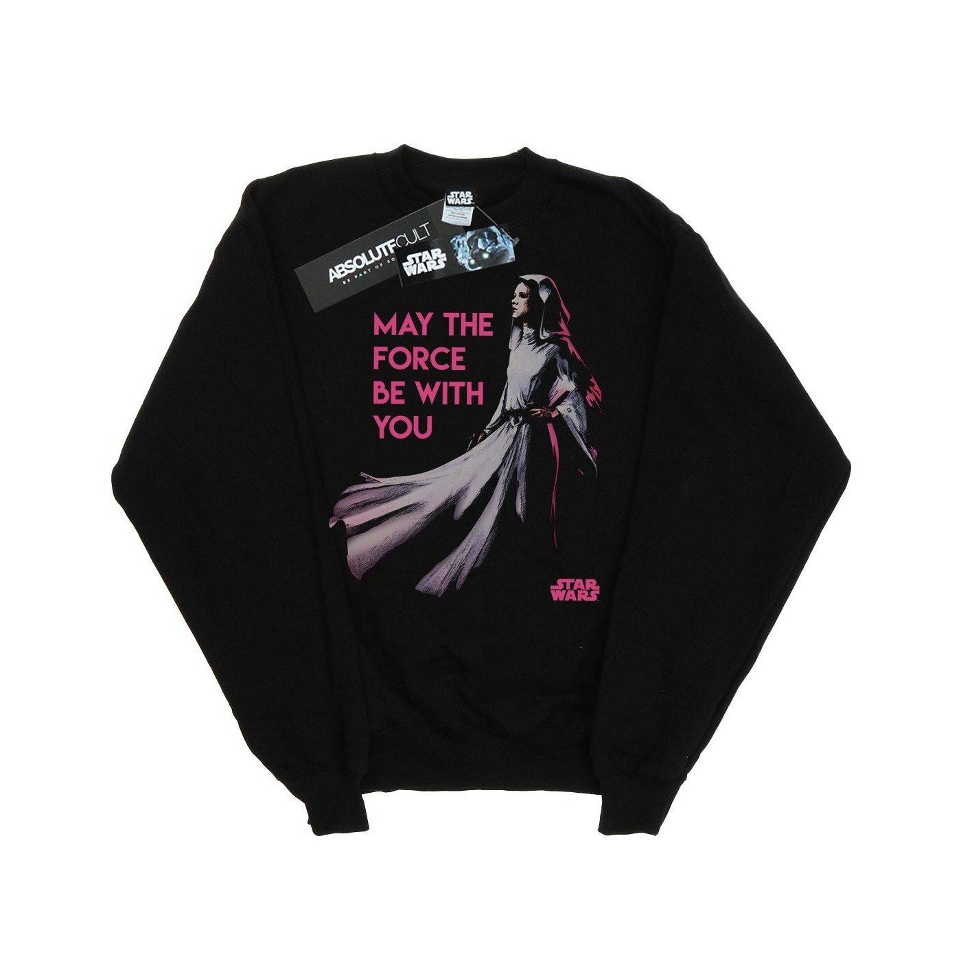 Princess Leia Force Sweatshirt Damen Schwarz S von STAR WARS