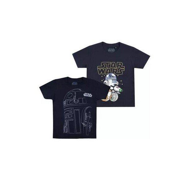 Tshirt (2erpack) Jungen Marine 128 von STAR WARS