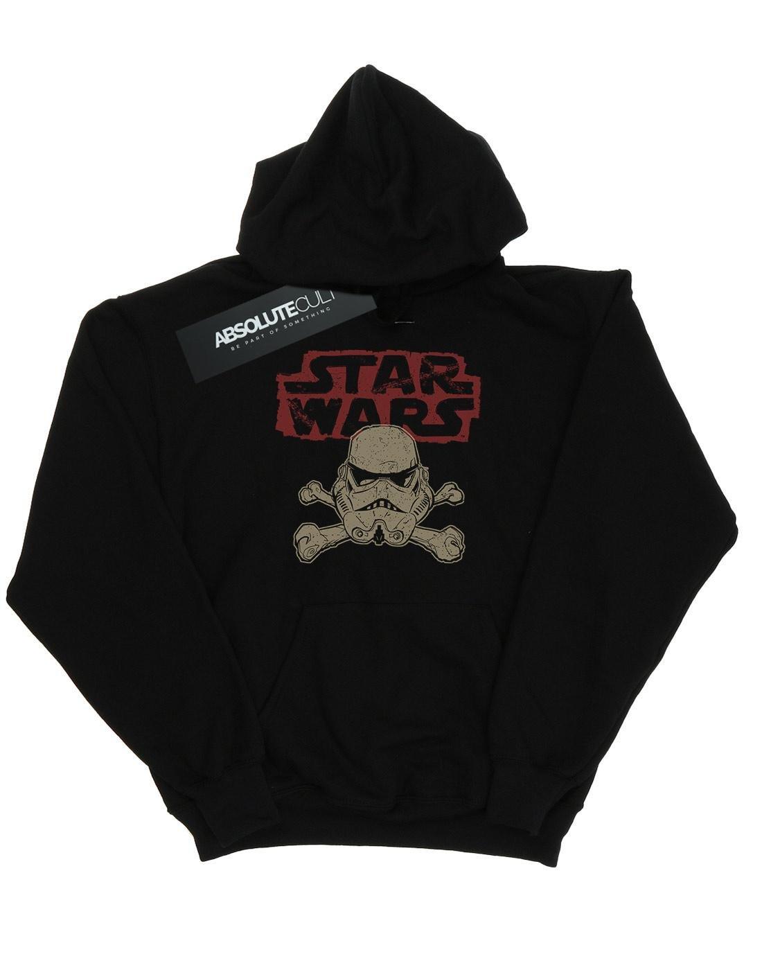 Stormtrooper Skull Logo Kapuzenpullover Herren Schwarz M von STAR WARS