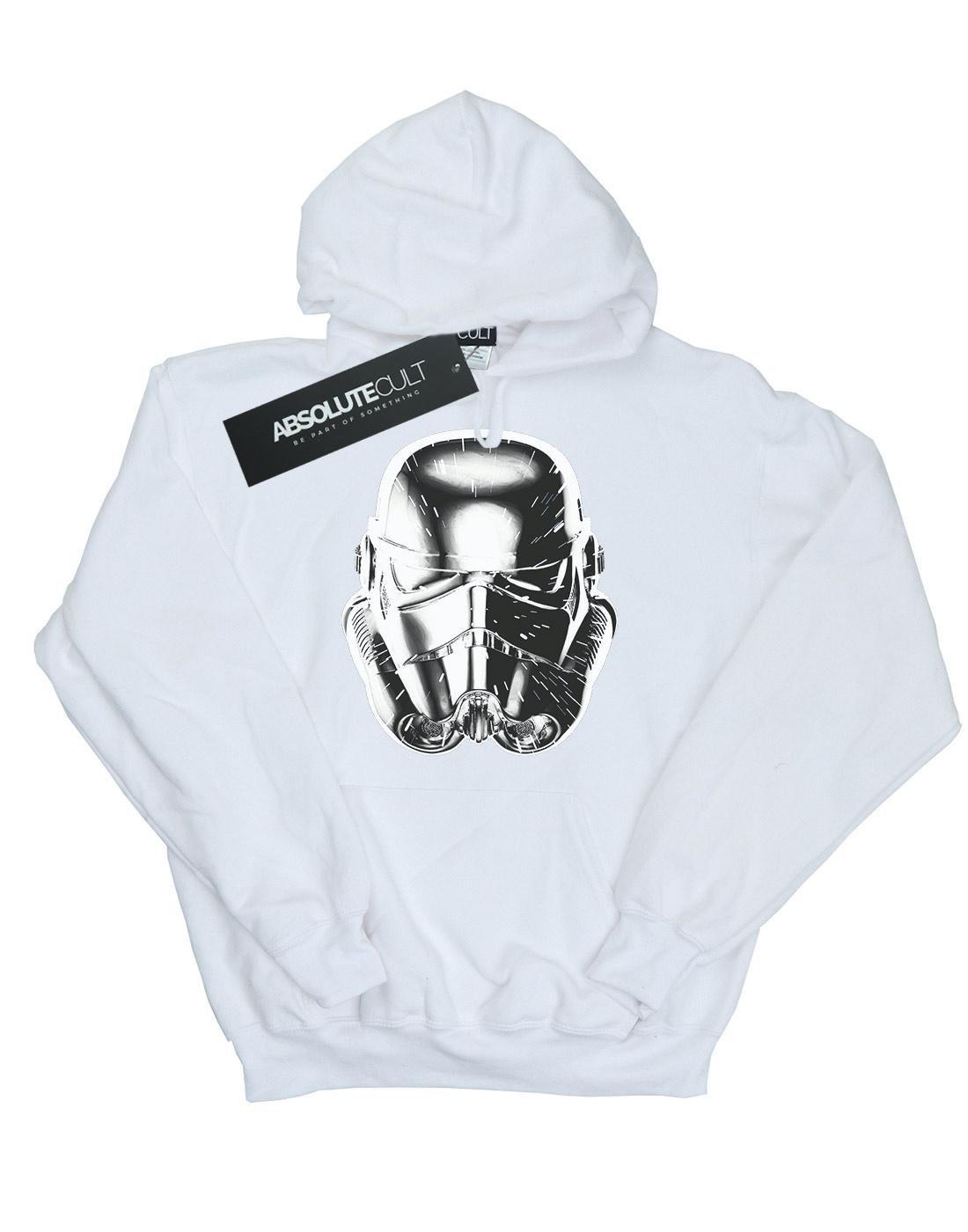 Stormtrooper Warp Speed Helmet Kapuzenpullover Herren Weiss M von STAR WARS