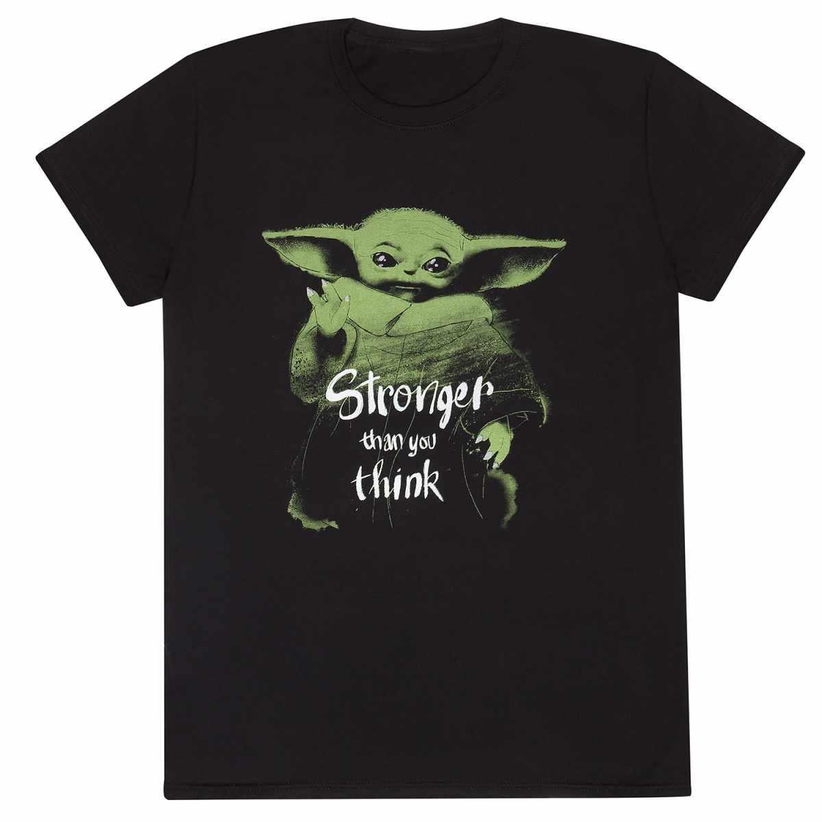 Stronger Than You Think Tshirt Damen Schwarz S von STAR WARS