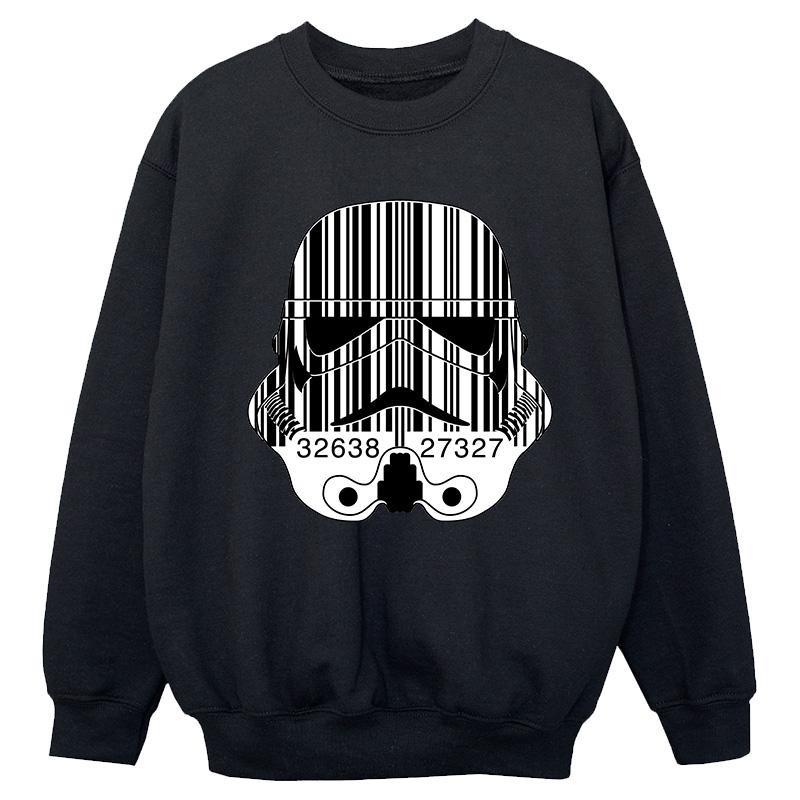 Sweatshirt Jungen Schwarz 128 von STAR WARS