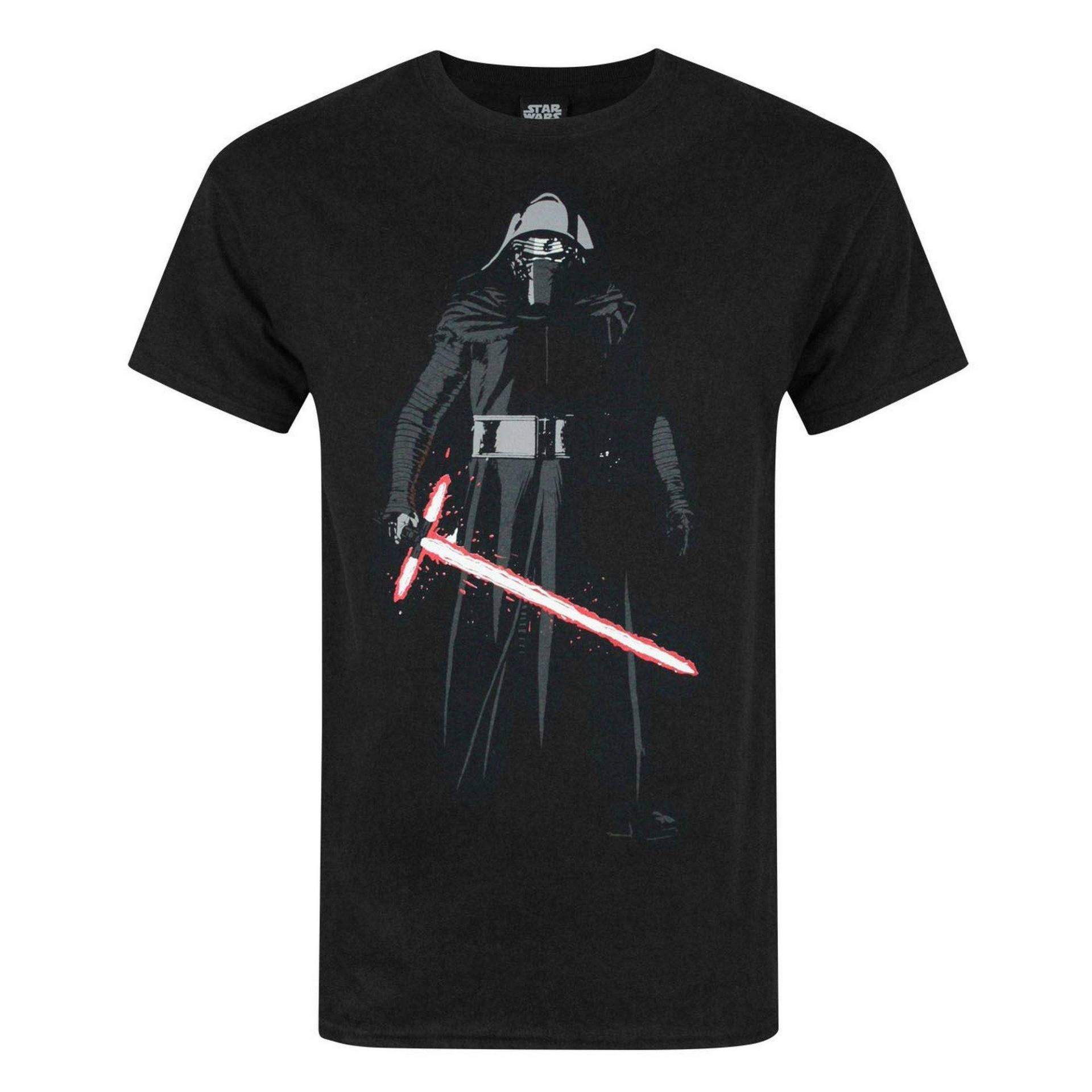 The Force Awakens Kylo Ren Tshirt Herren Schwarz L von STAR WARS