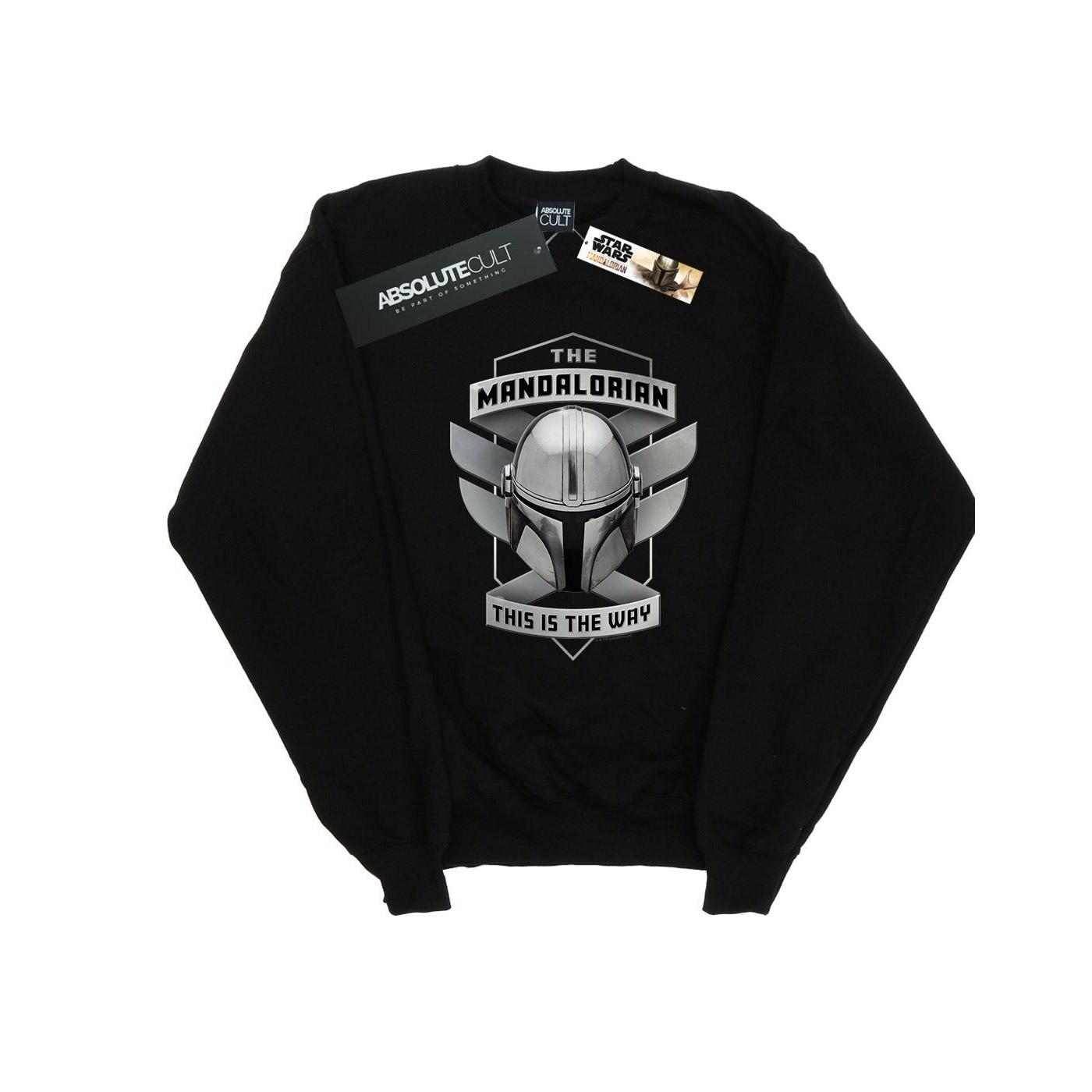 The Mandalorian This Is The Way Mando Sweatshirt Herren Schwarz M von STAR WARS