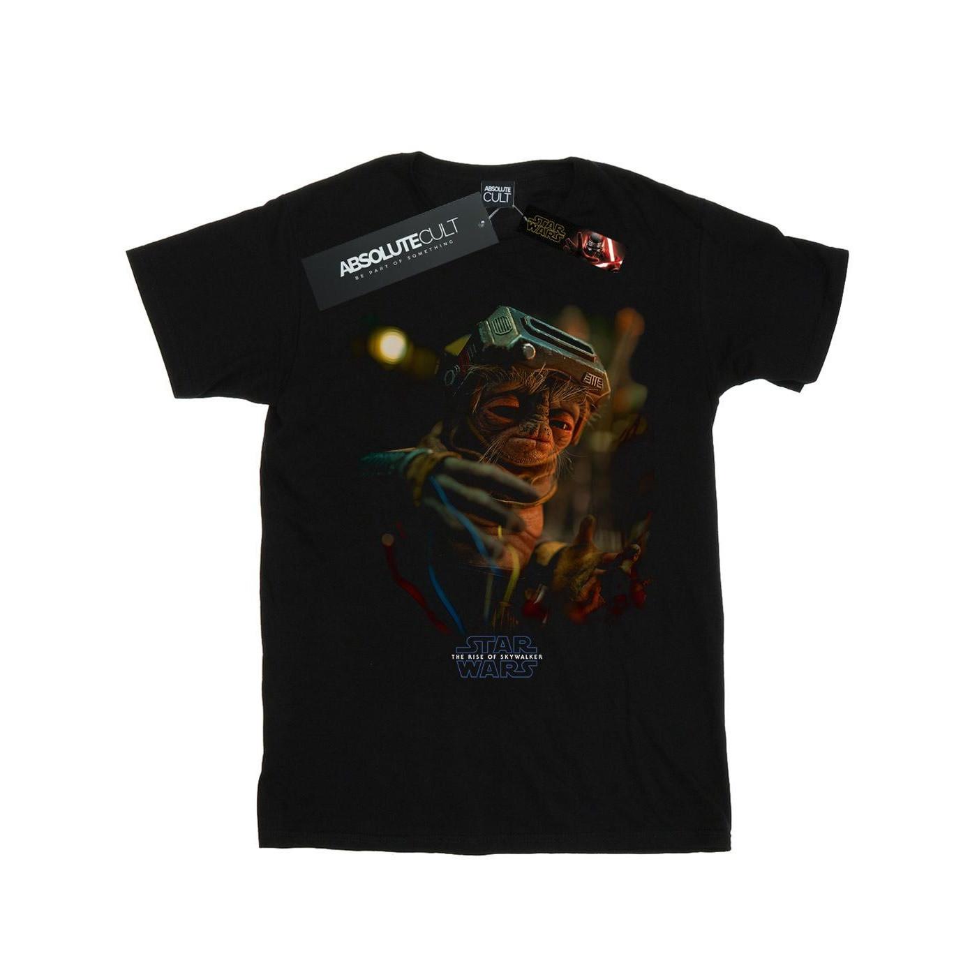 The Rise Of Skywalker Babu Frik Tshirt Jungen Schwarz 116 von STAR WARS