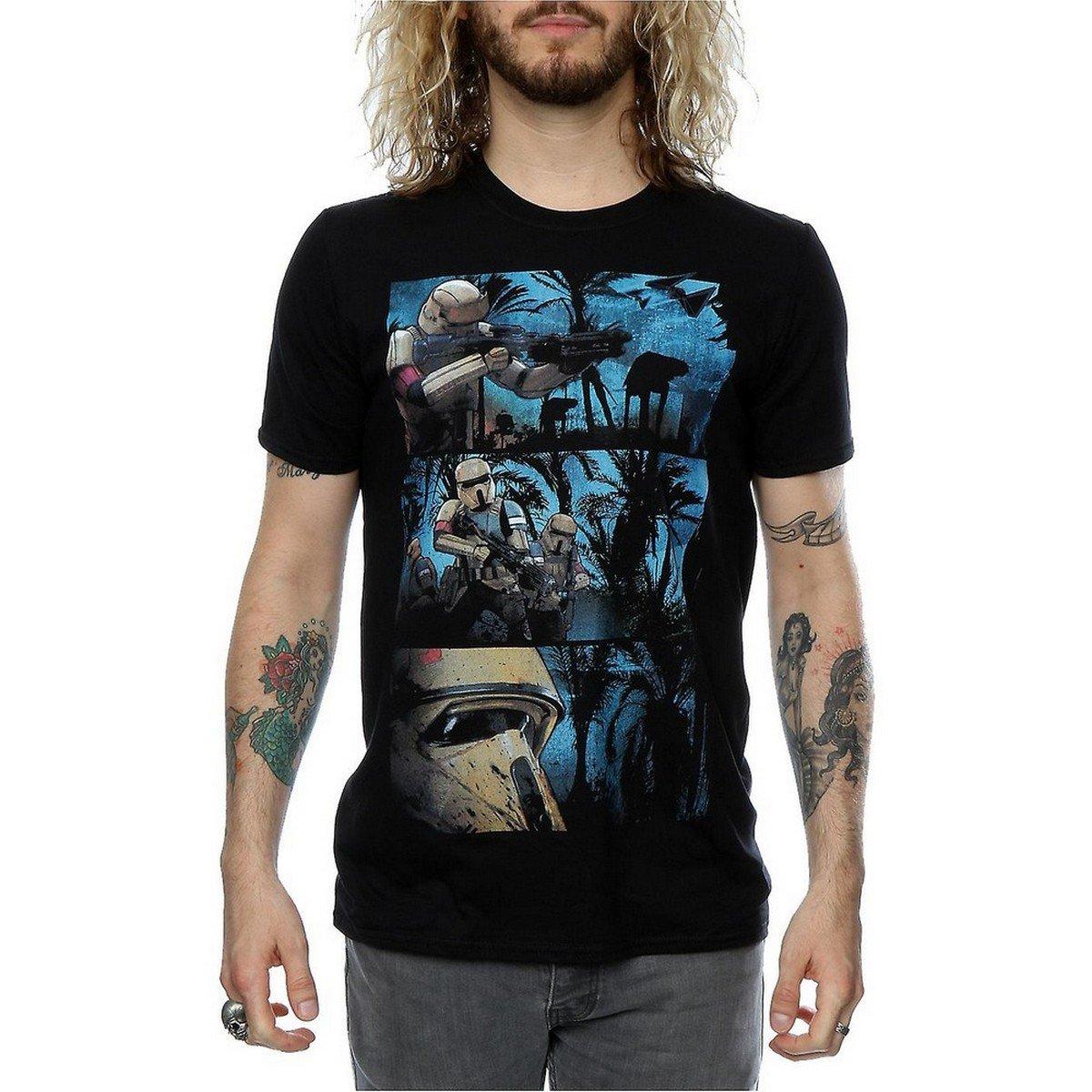 Tshirt Herren Schwarz S von STAR WARS