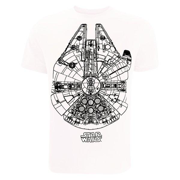 Tshirt Herren Weiss L von STAR WARS