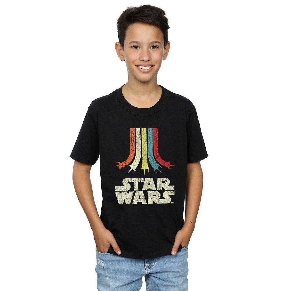 Tshirt Jungen Schwarz 128 von STAR WARS