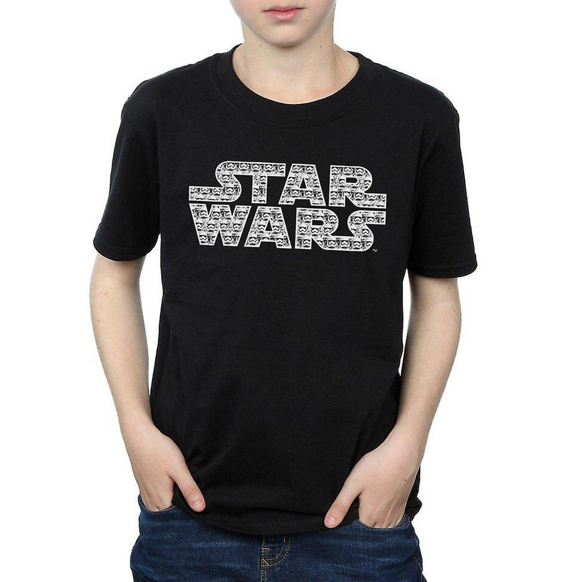 Tshirt Jungen Schwarz 128 von STAR WARS