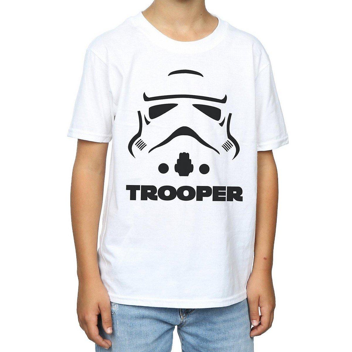 Tshirt Jungen Weiss 116 von STAR WARS