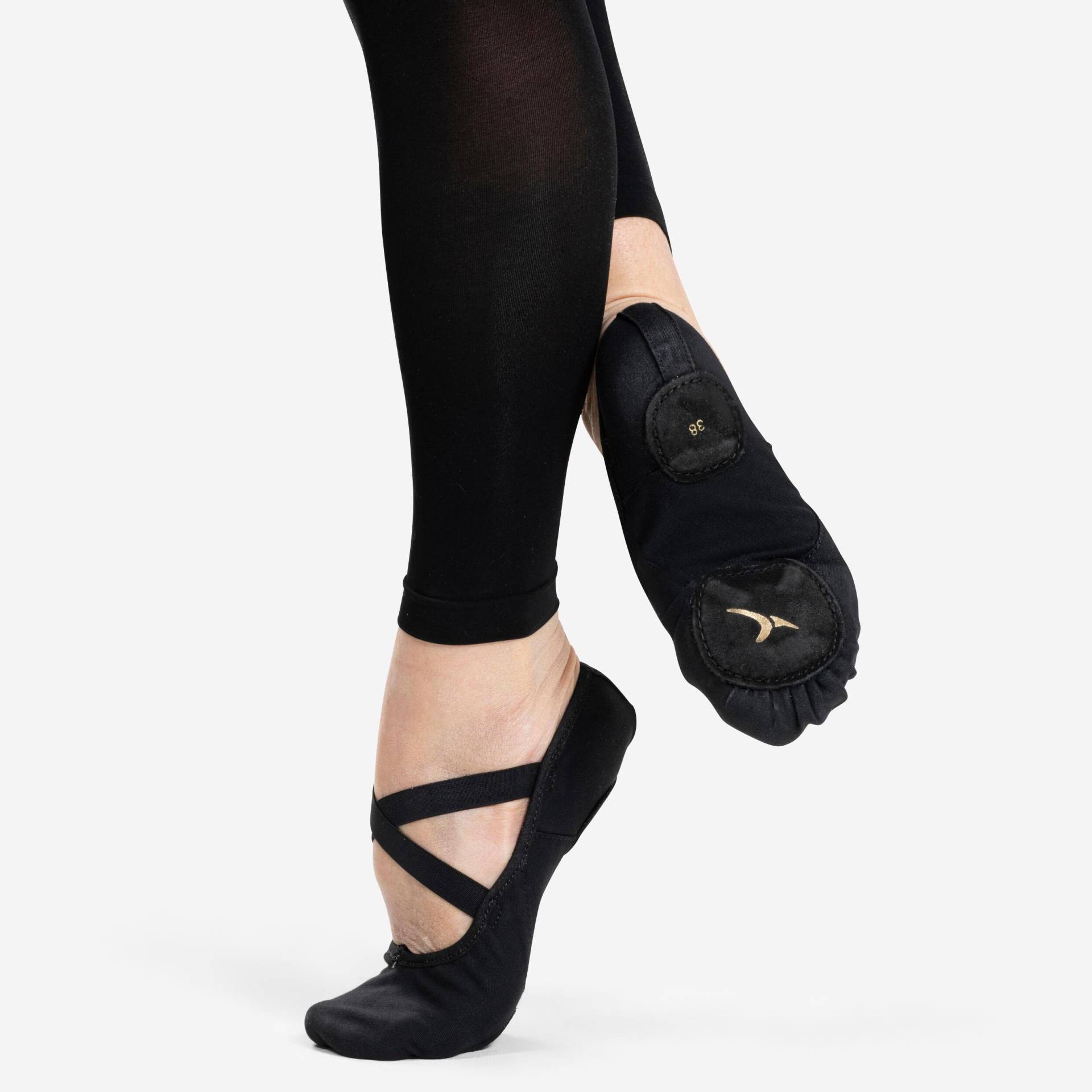 Ballettschuhe - Stretch Damen Schwarz Leicht 30 von STAREVER