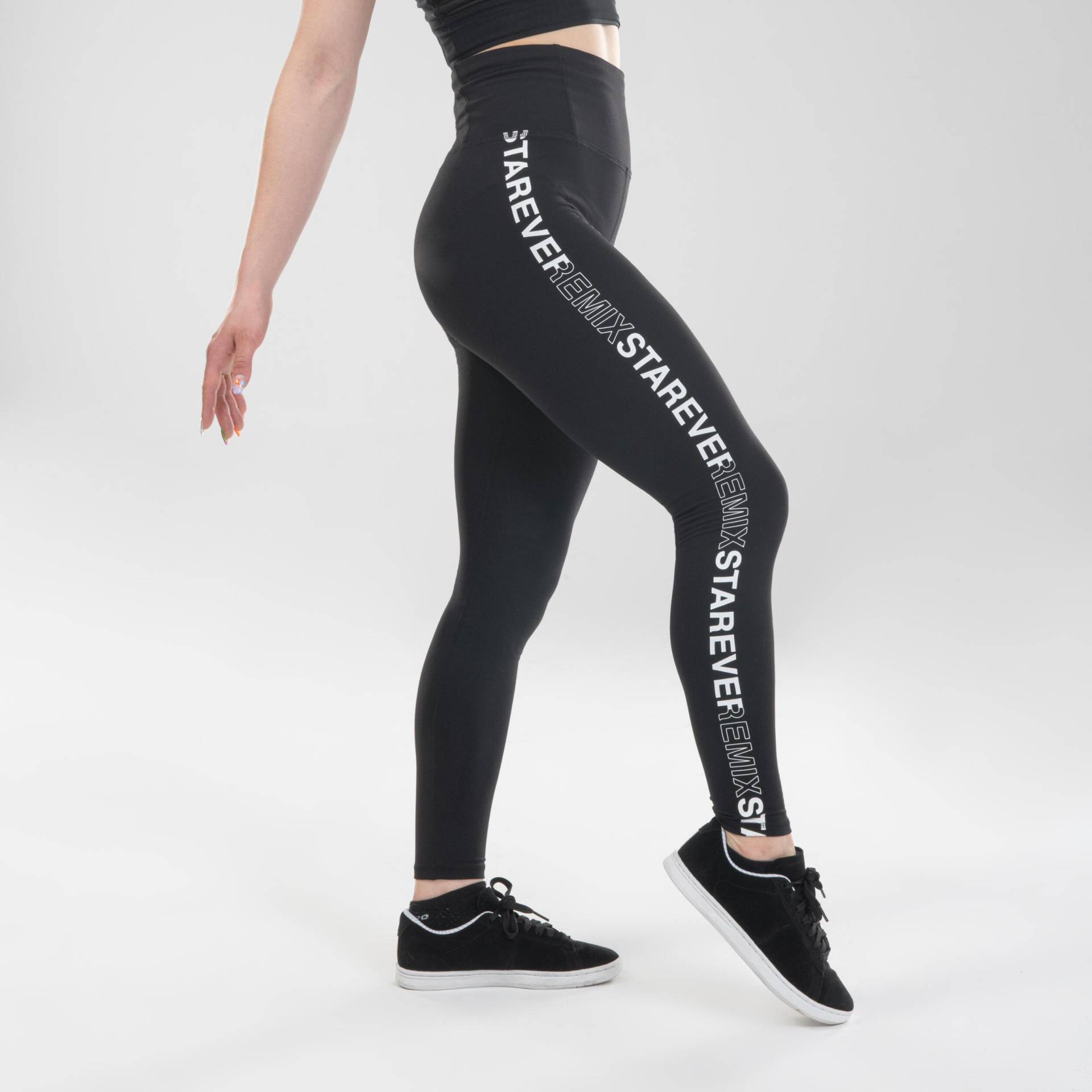 Tanz-leggings Urban Dance Hoher Taillenbund Damen Schwarz Damen Schwarz Bedruckt XXL von STAREVER