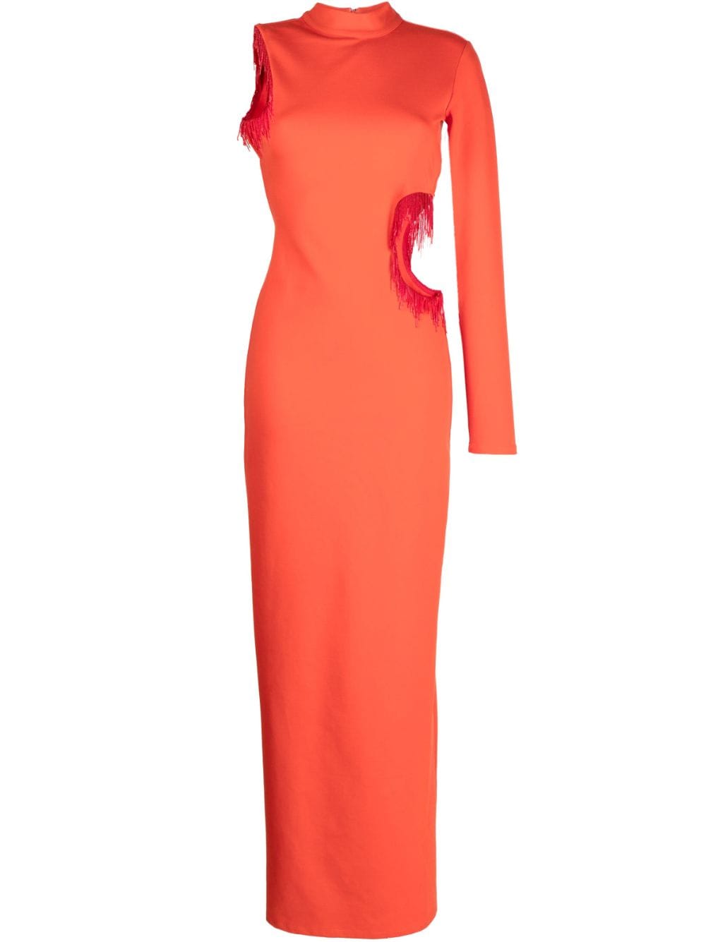 STAUD Kirsten cut-out maxi dress - Red von STAUD