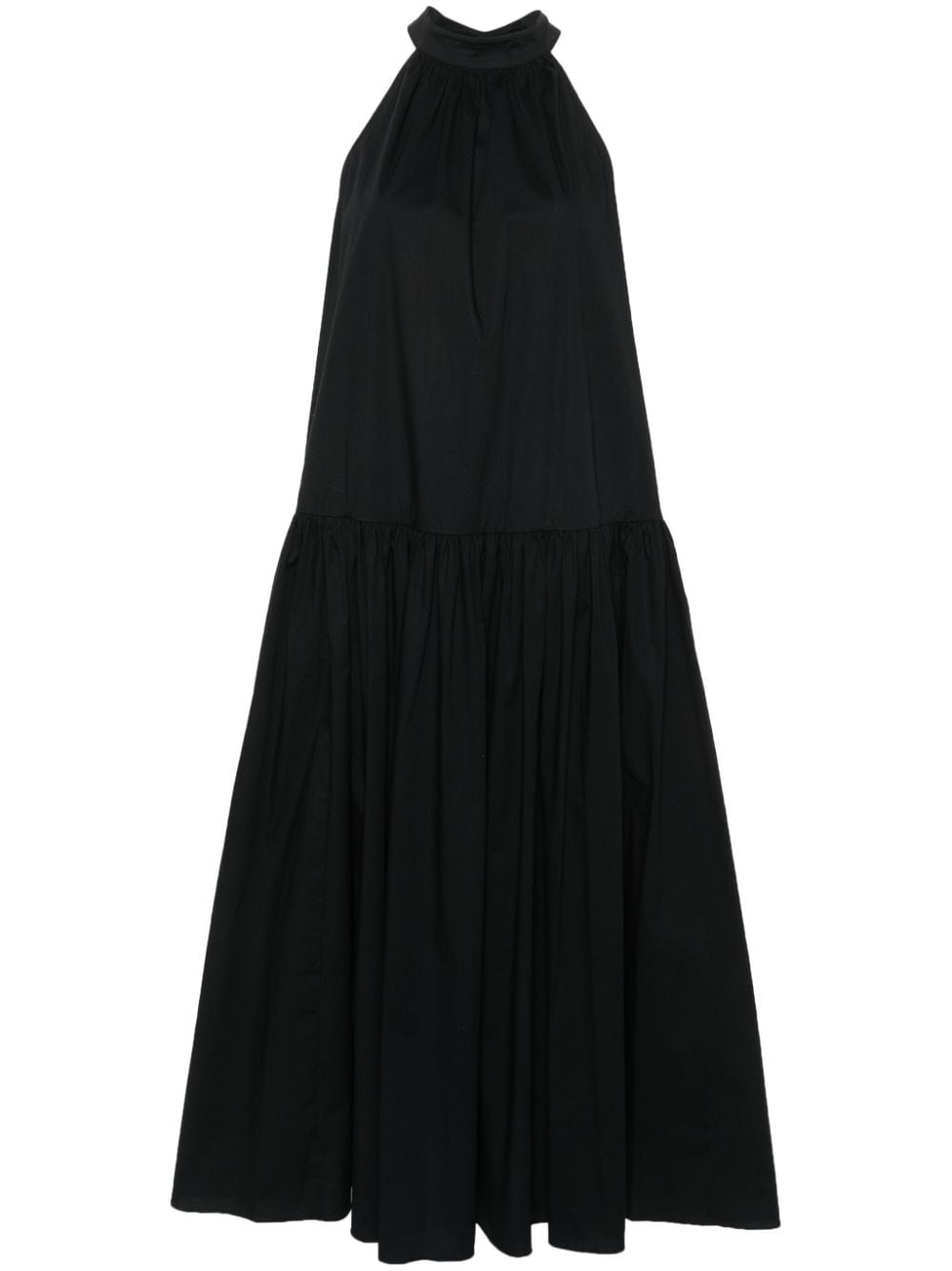 STAUD Marlowe halterneck dress - Black von STAUD