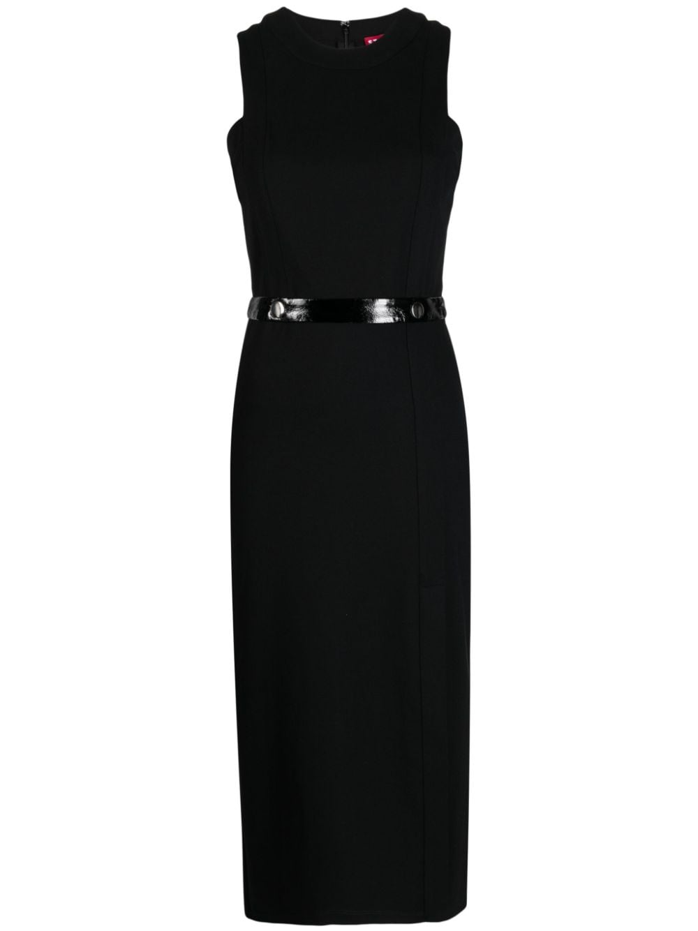 STAUD Sharmila sleeveless belted midi dress - Black von STAUD