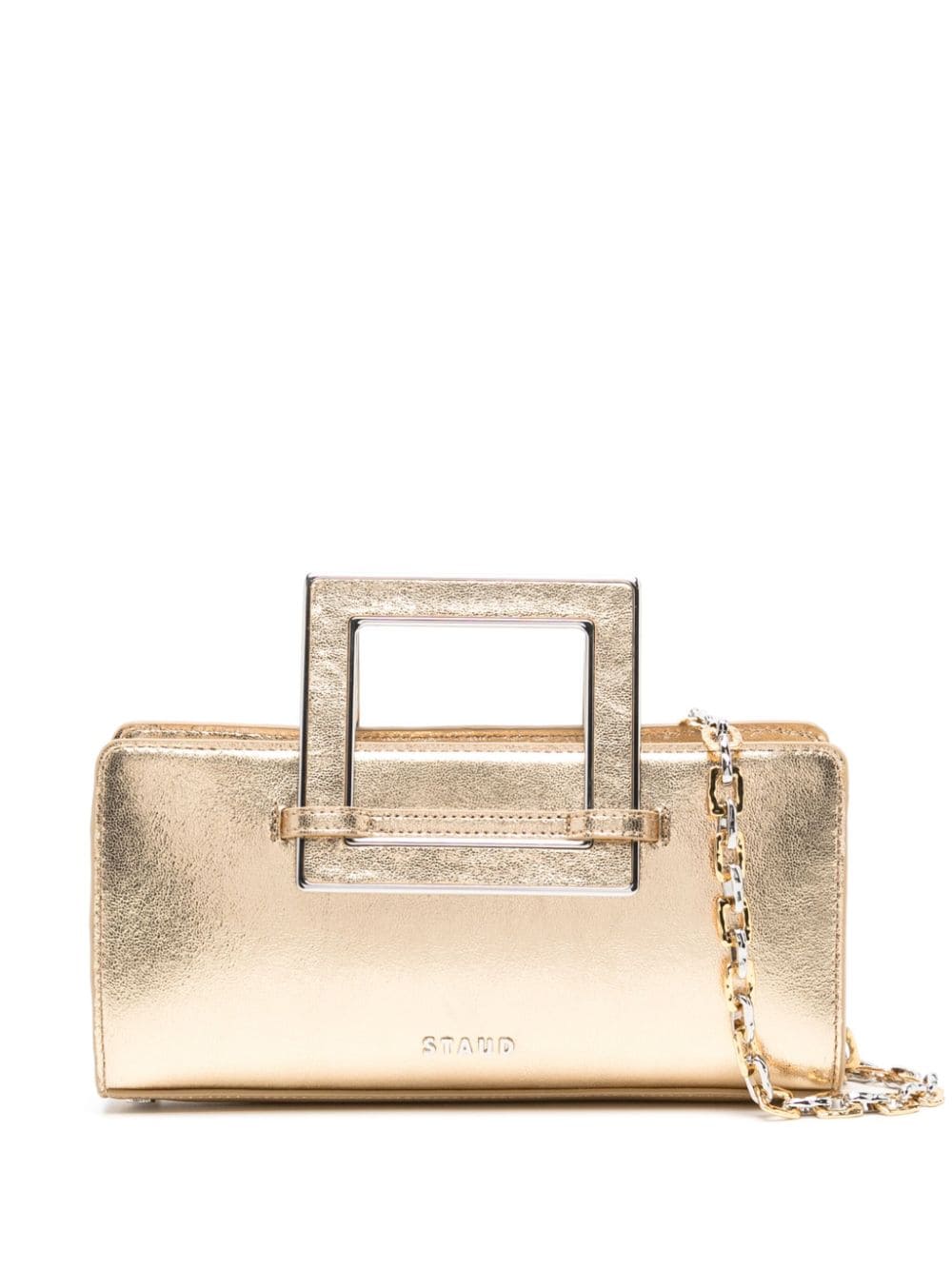 STAUD Shirley metallic mini bag - Gold von STAUD