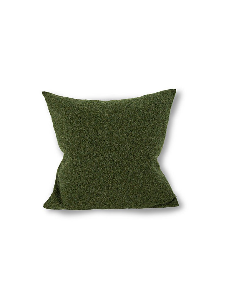 STEINER 1888 Wollkissen Alina 40x40cm kiwi (gefüllt) dunkelgrün von STEINER 1888