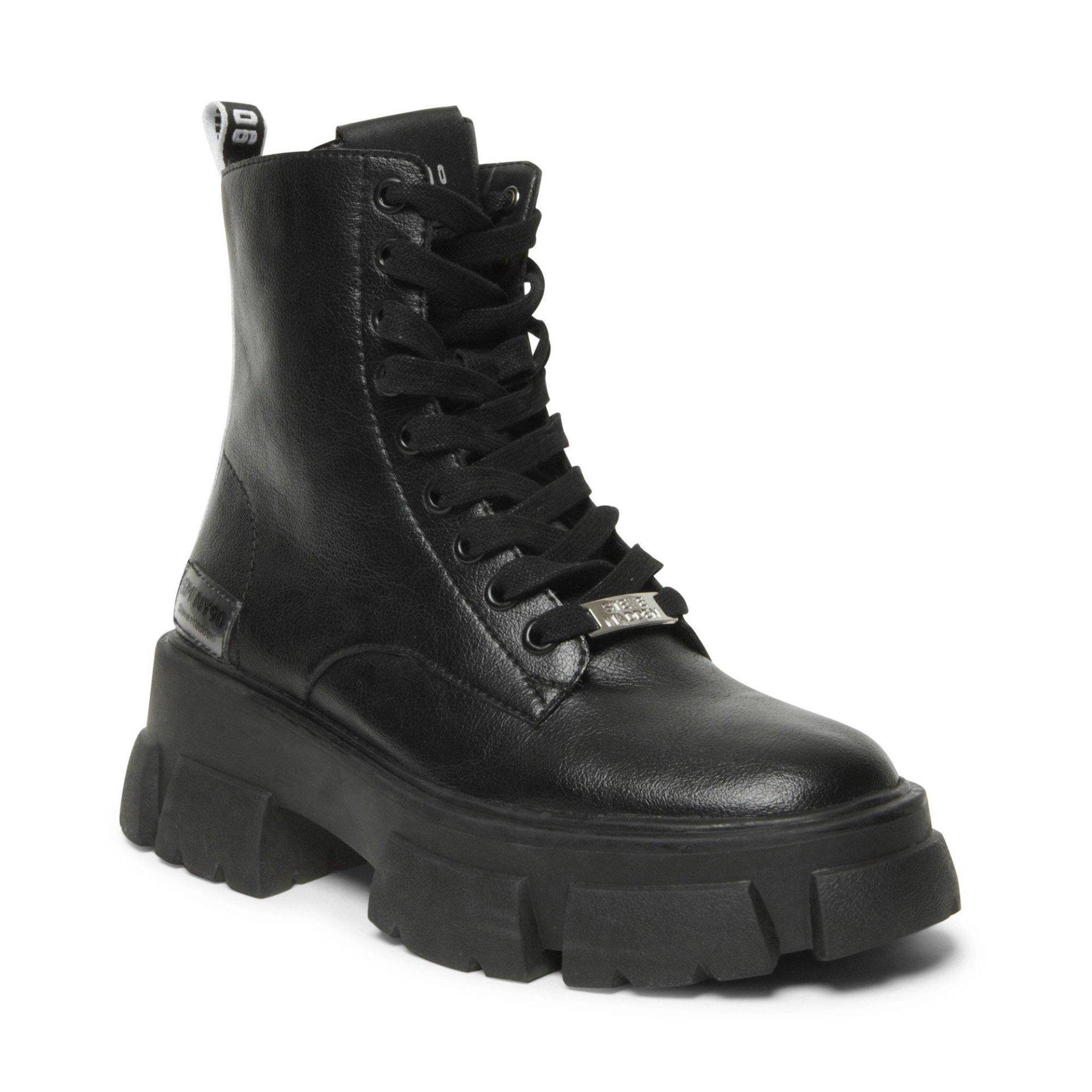 Schnürstiefel Damen Black 40 von STEVE MADDEN