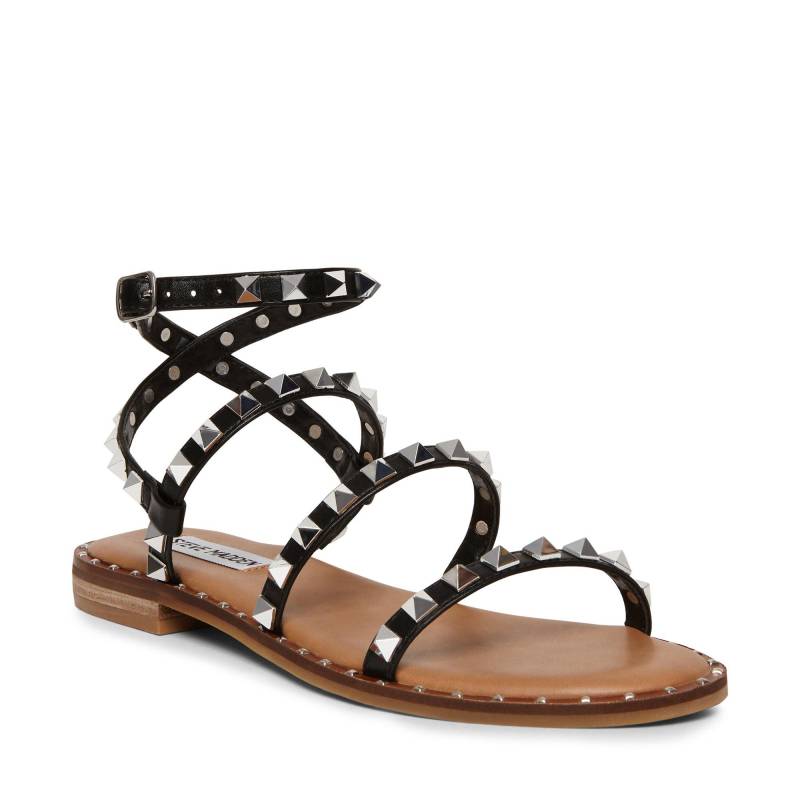 Sandalen, Flat Damen Black 41 von STEVE MADDEN