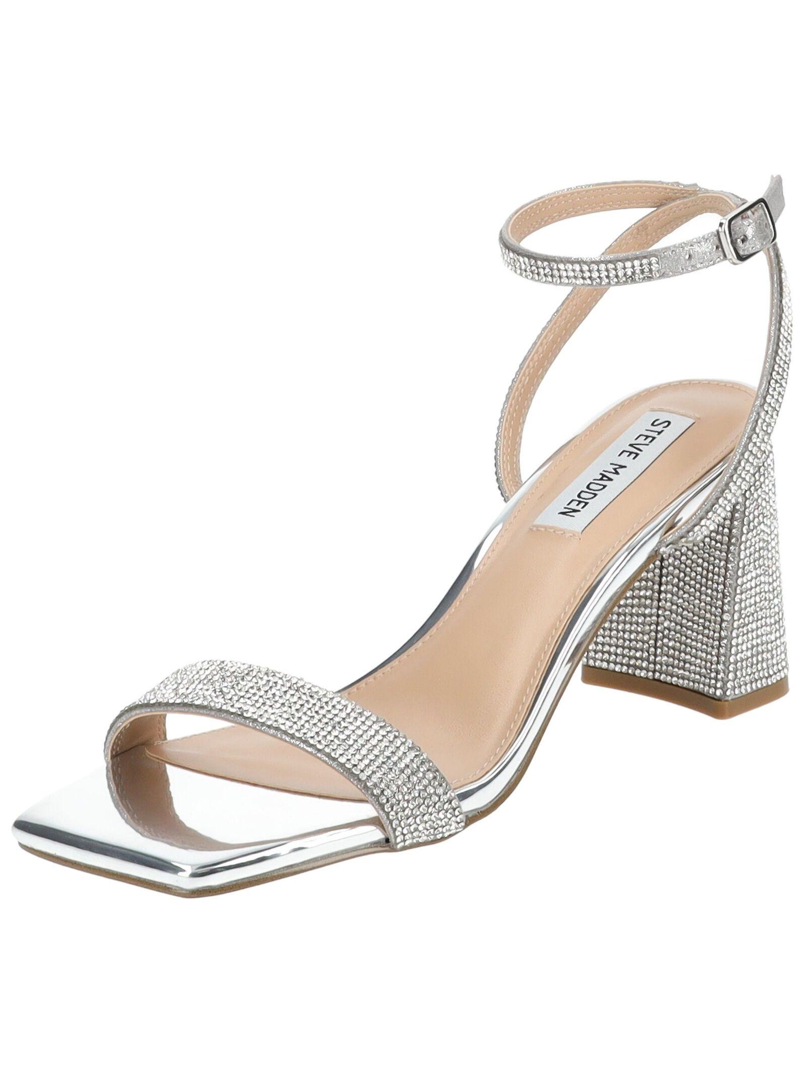 Sandalen Luxe-r Sm11002954 Damen Silber 38 von STEVE MADDEN