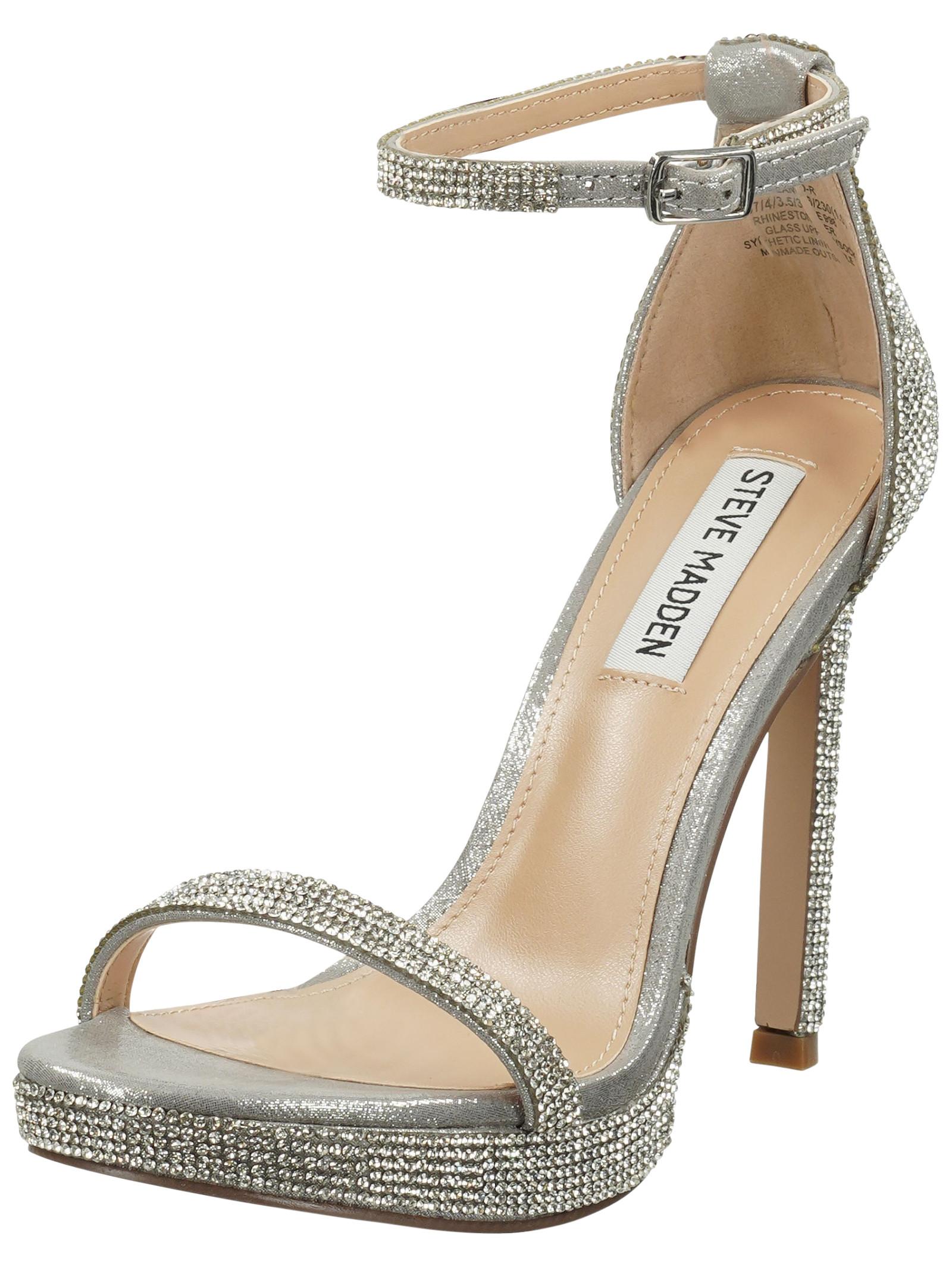 Sandalen Milano-r Sm11000897 Damen Silber 39 von STEVE MADDEN