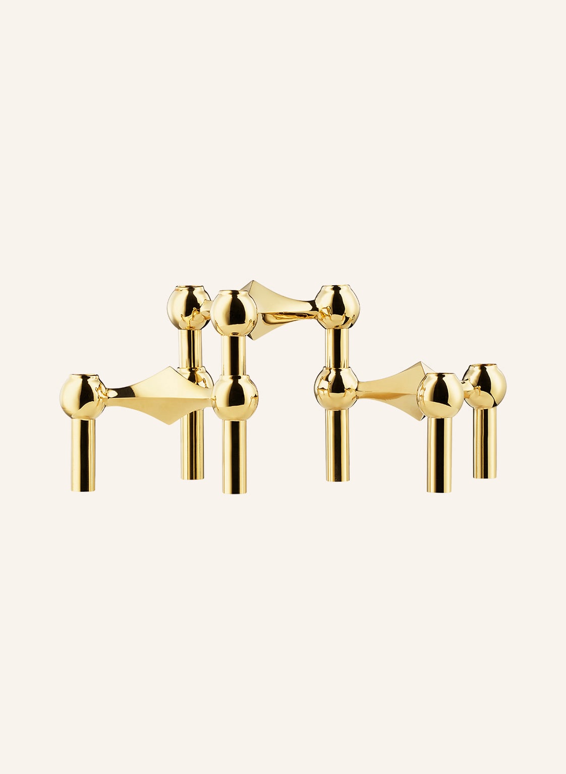 Stoff Nagel 3er-Set Kerzenhalter Stoff Nagel gold Stoff Nagel 3er-Set Kerzenhalter Stoff Nagel gold von STOFF NAGEL