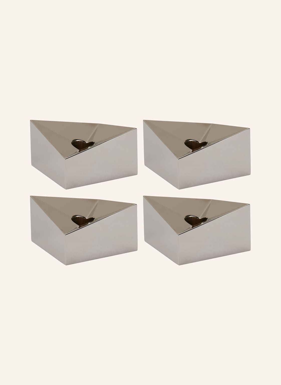 Stoff Nagel Kerzenhalter Reflect Small silber Stoff Nagel Kerzenhalter Reflect Small silber von STOFF NAGEL