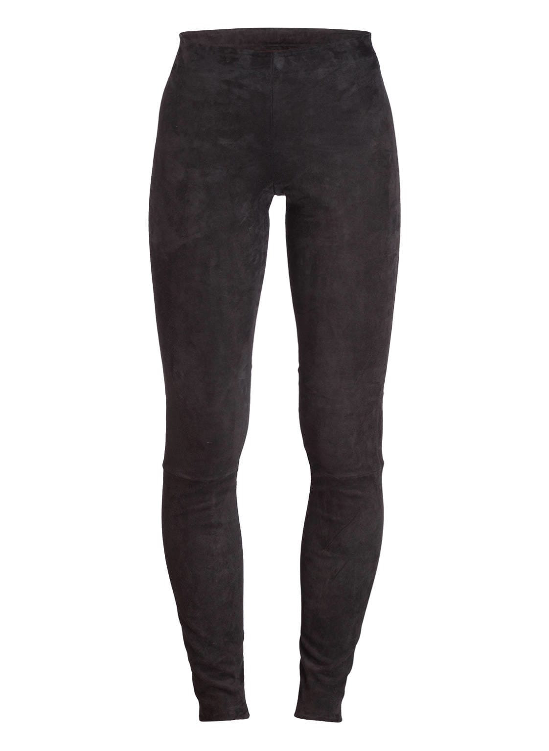 Stouls Veloursleder-Leggings Carolyn grau von STOULS