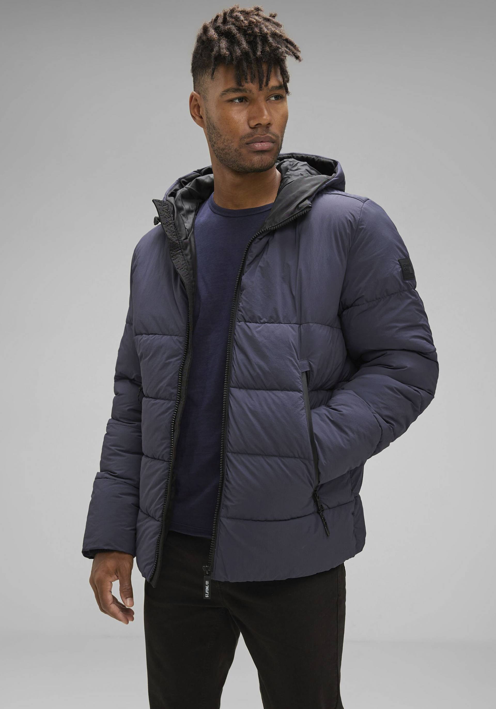 STREET ONE MEN Winterjacke, mit Kapuze, mit praktischer Innentasche von STREET ONE MEN