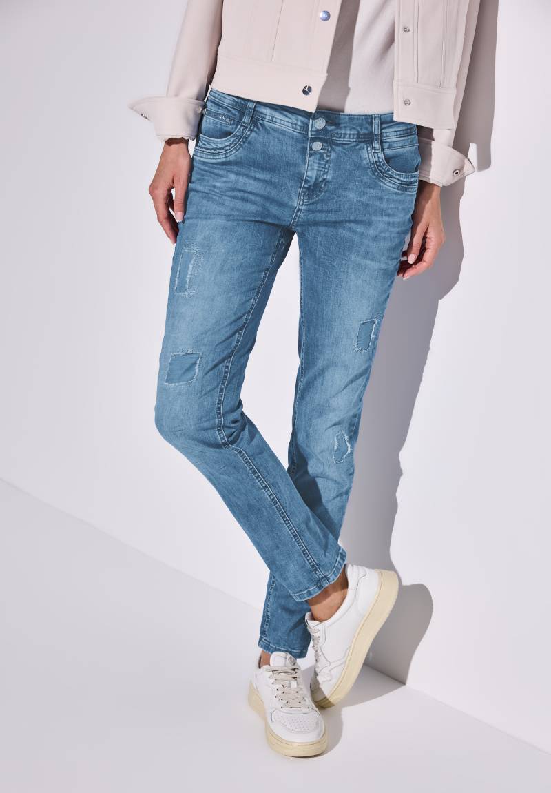 STREET ONE 5-Pocket-Jeans »Style Jane«, im Destroyed-Look von STREET ONE