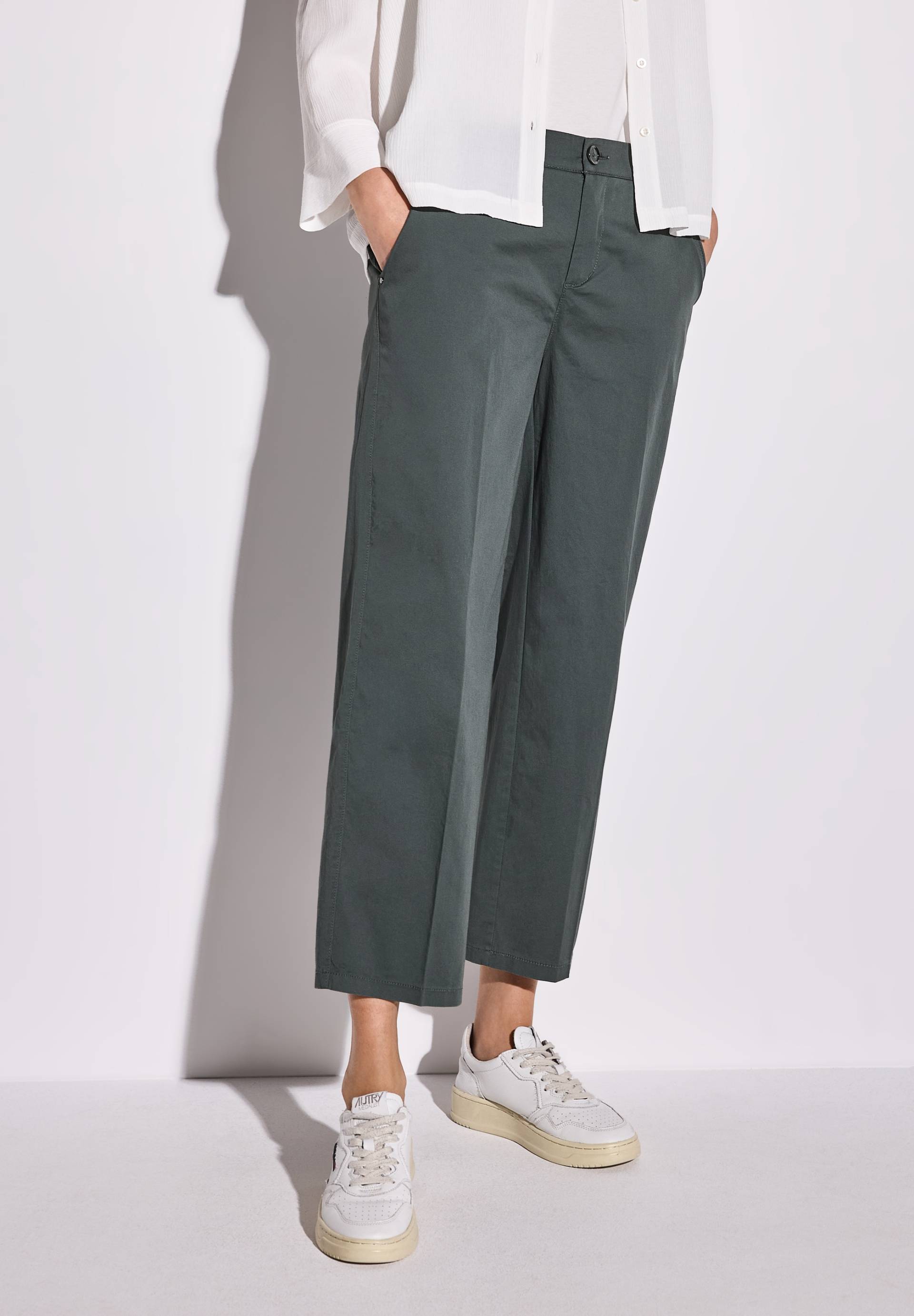 STREET ONE Chinohose, mit elastischem Bund hinten von STREET ONE