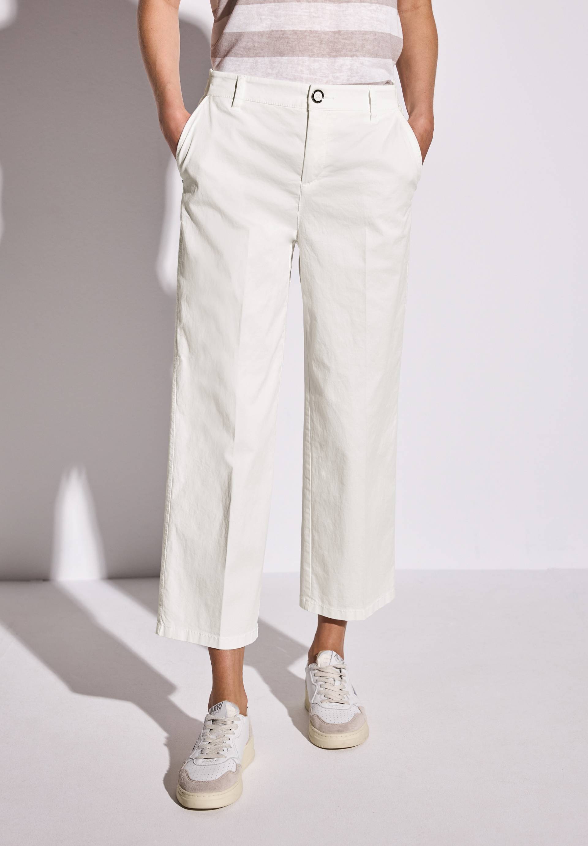 STREET ONE Chinohose, mit elastischem Bund hinten von STREET ONE
