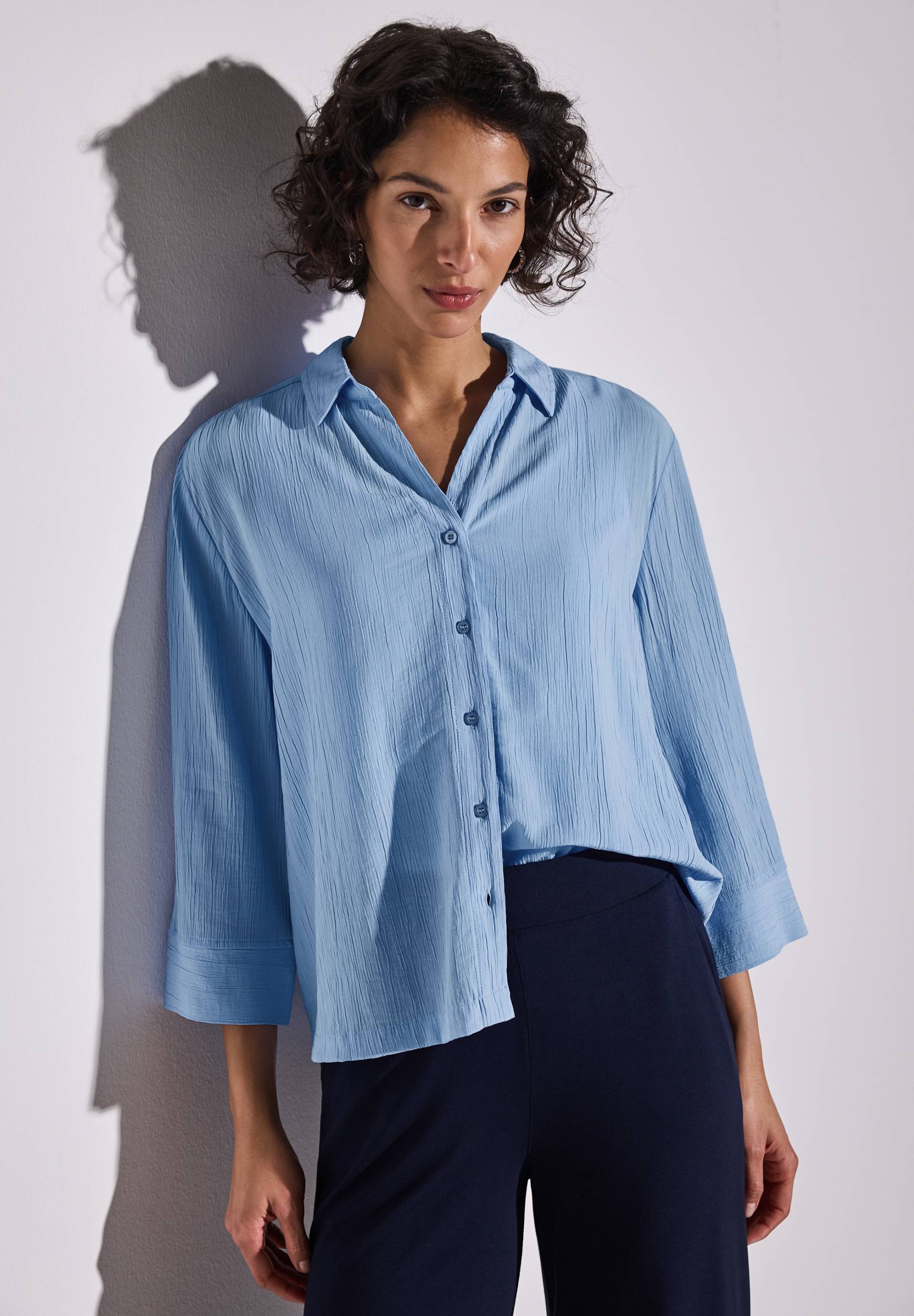 STREET ONE Crinklebluse, mit 3/4-Arm STREET ONE Crinklebluse, mit 3/4-Arm von STREET ONE