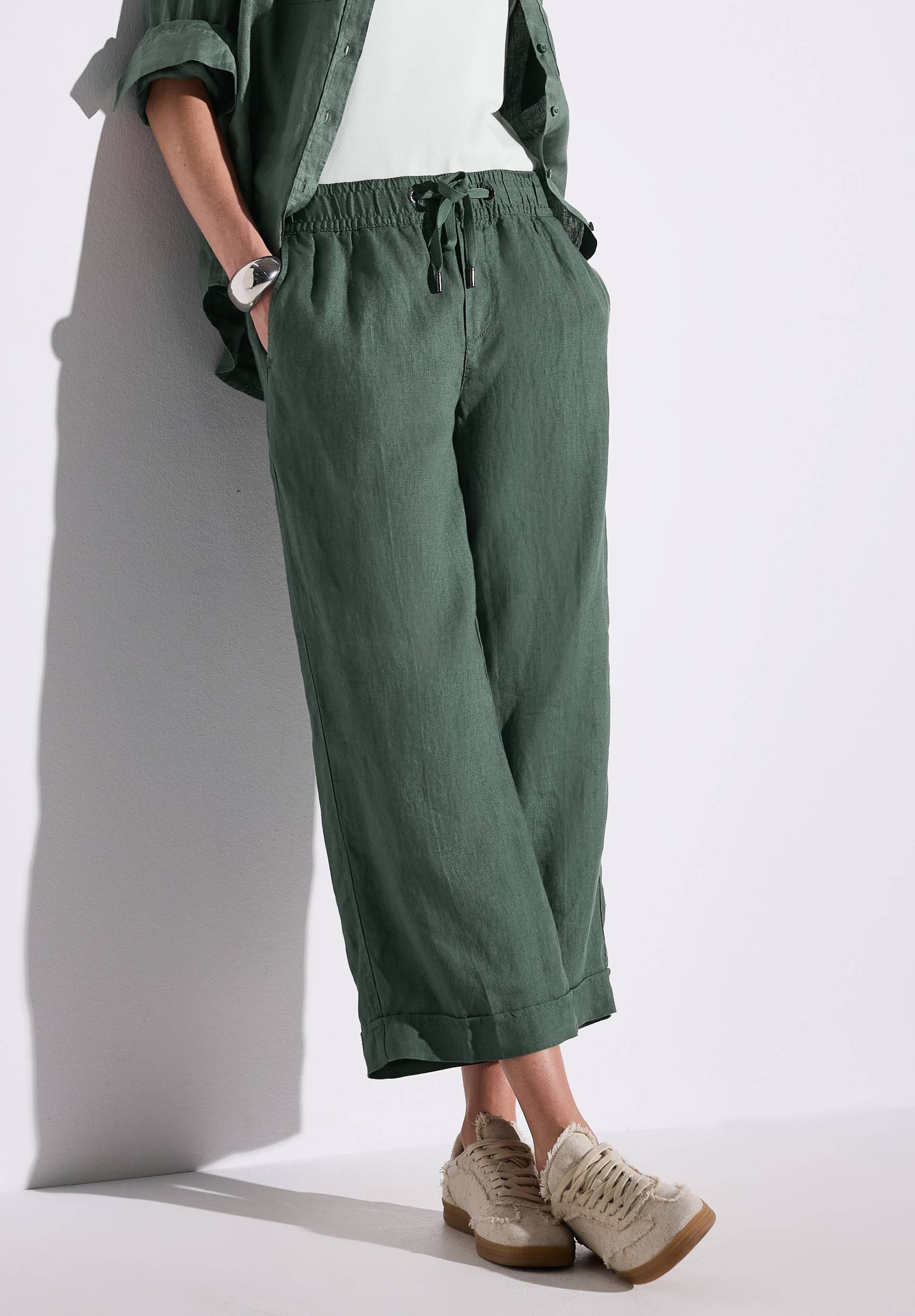 STREET ONE Culotte »Styel EMEE«, mit elastischem Bund mit Tunnelzug von STREET ONE
