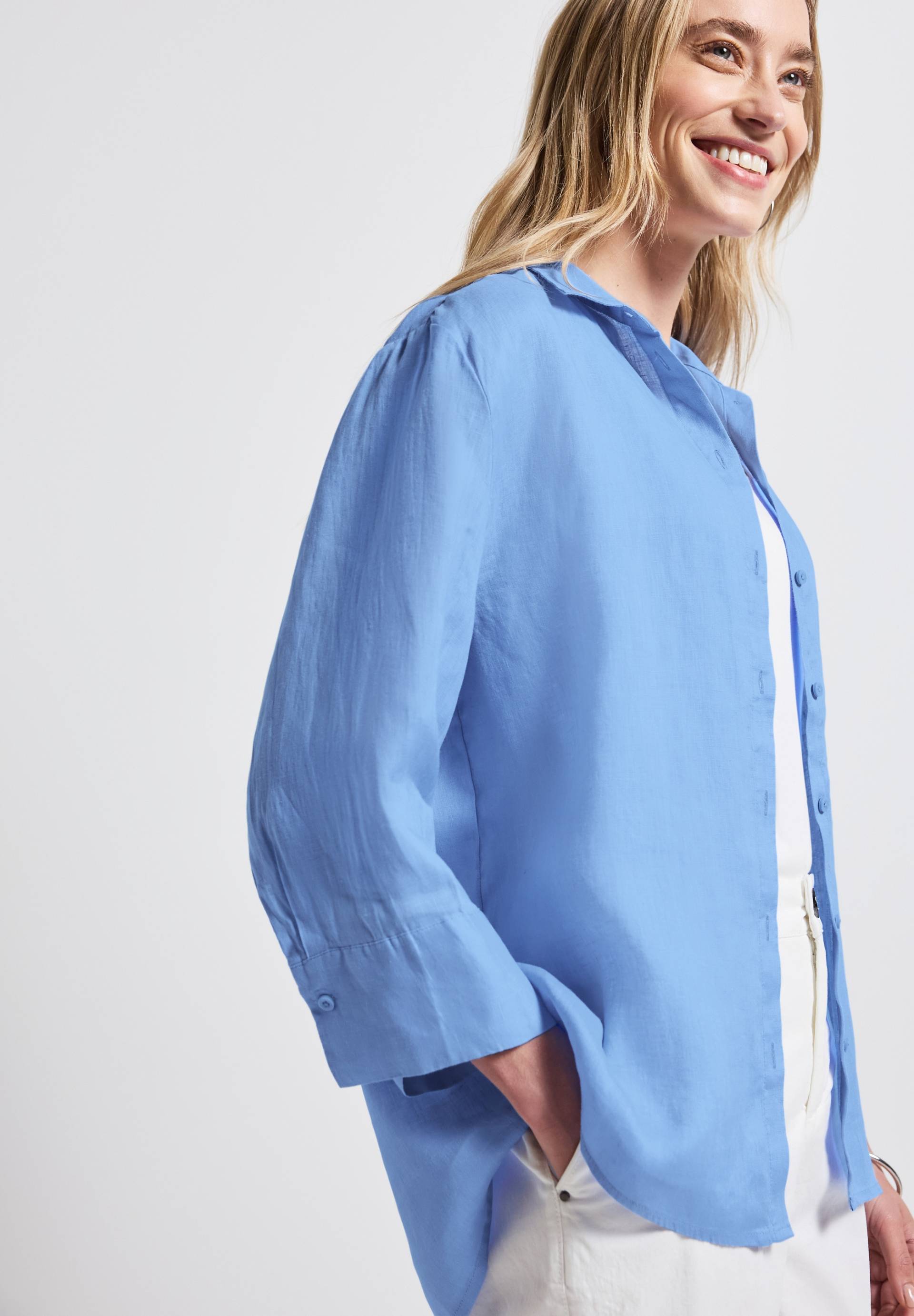 STREET ONE Hemdbluse, mit 3/4-Ärmel von STREET ONE