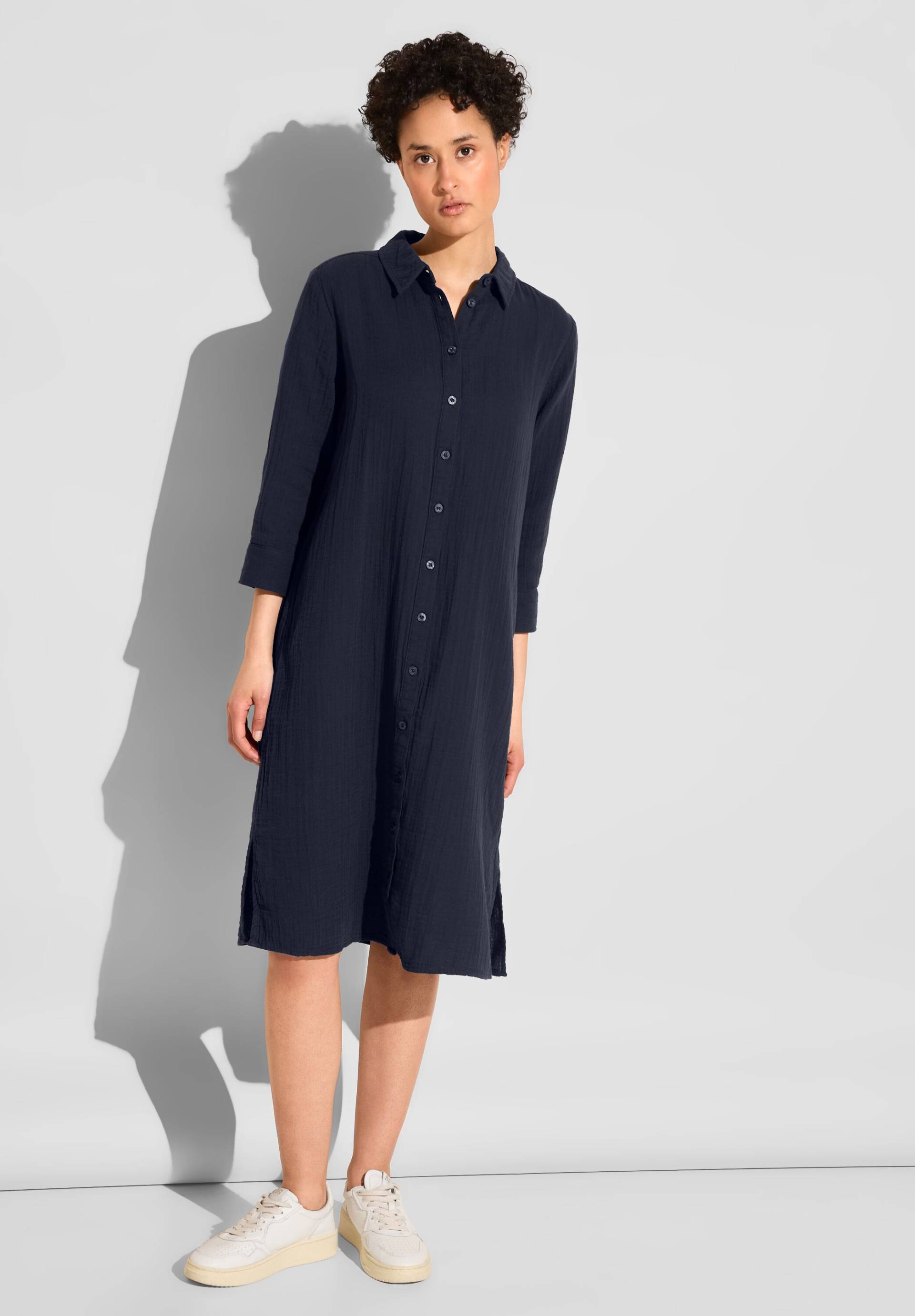 STREET ONE Hemdblusenkleid, mit Struktur STREET ONE Hemdblusenkleid, mit Struktur von STREET ONE