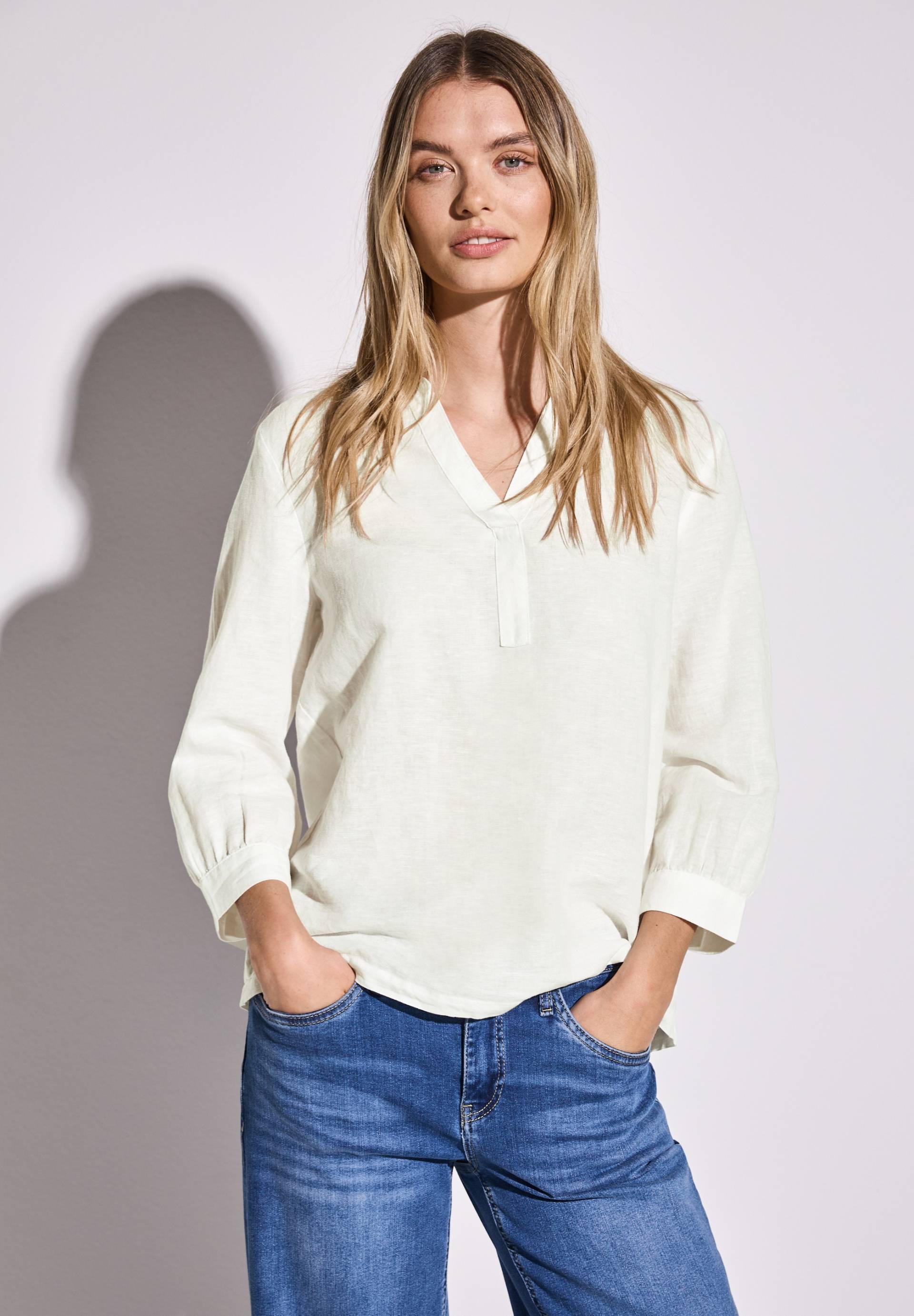 STREET ONE Klassische Bluse, mit 3/4-Ärmel STREET ONE Klassische Bluse, mit 3/4-Ärmel von STREET ONE
