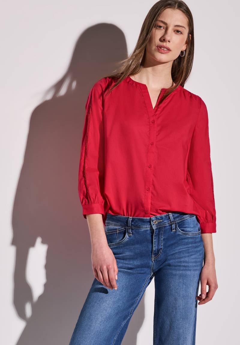 STREET ONE Klassische Bluse, mit Tape Detail von STREET ONE