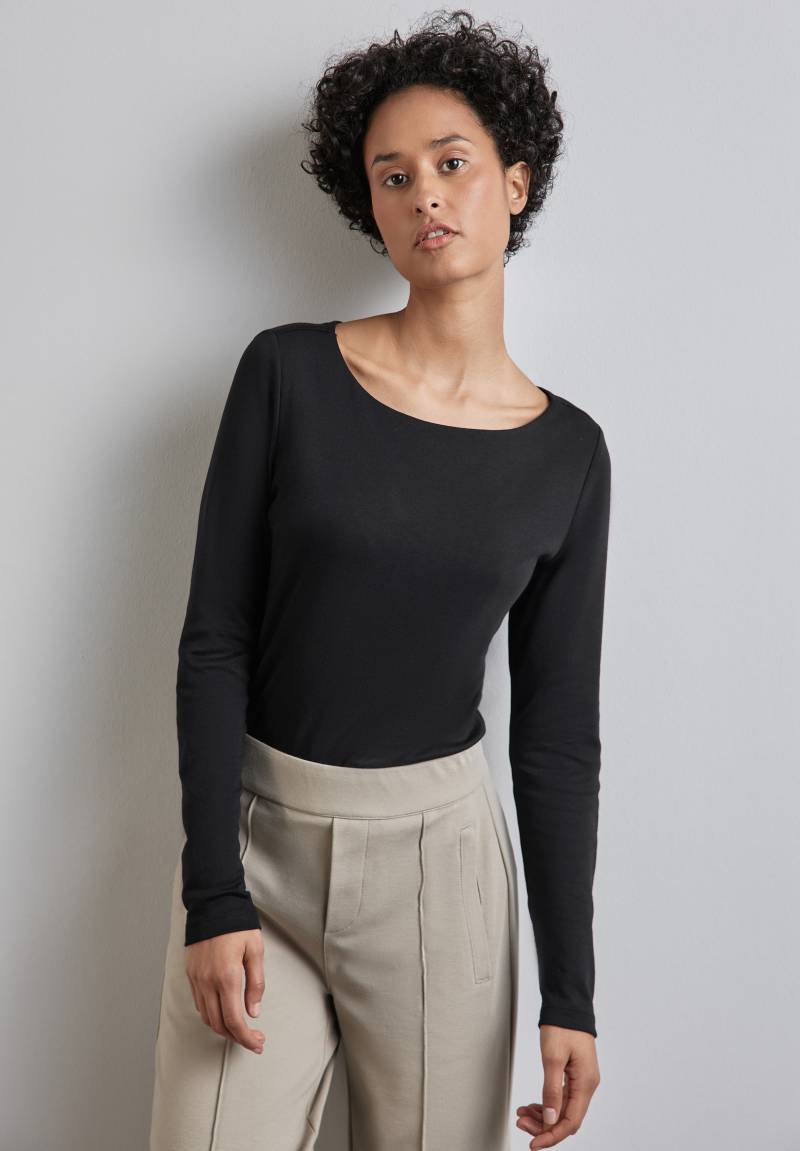 STREET ONE Langarmshirt »Style Lanea«, mit U-Boot Ausschnitt von STREET ONE