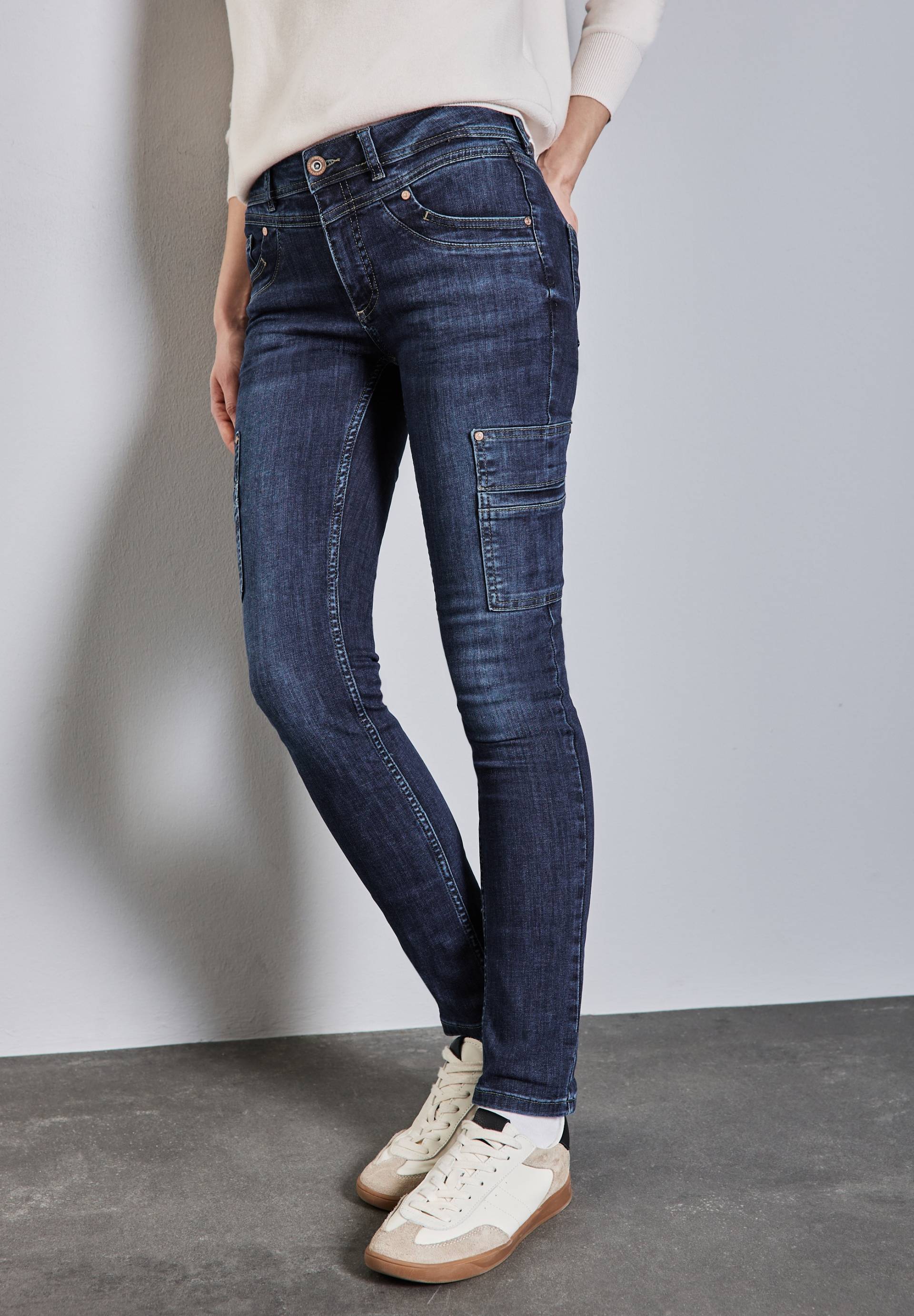 STREET ONE Regular-fit-Jeans »Style YORK«, mit Cargo-Look Taschen von STREET ONE