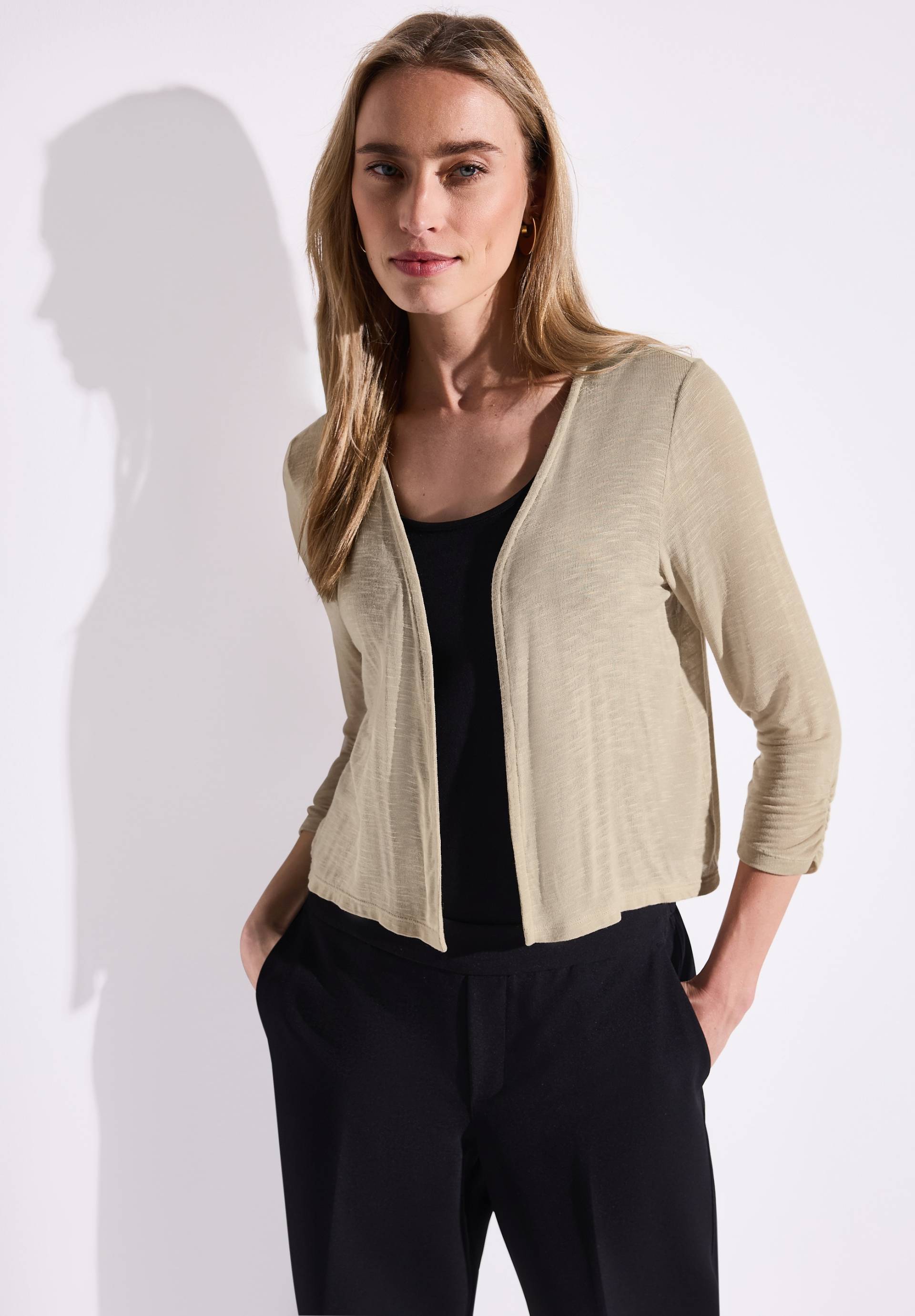 STREET ONE Shirtjacke »Style Suse«, mit 3/4-Ärmel STREET ONE Shirtjacke »Style Suse«, mit 3/4-Ärmel von STREET ONE