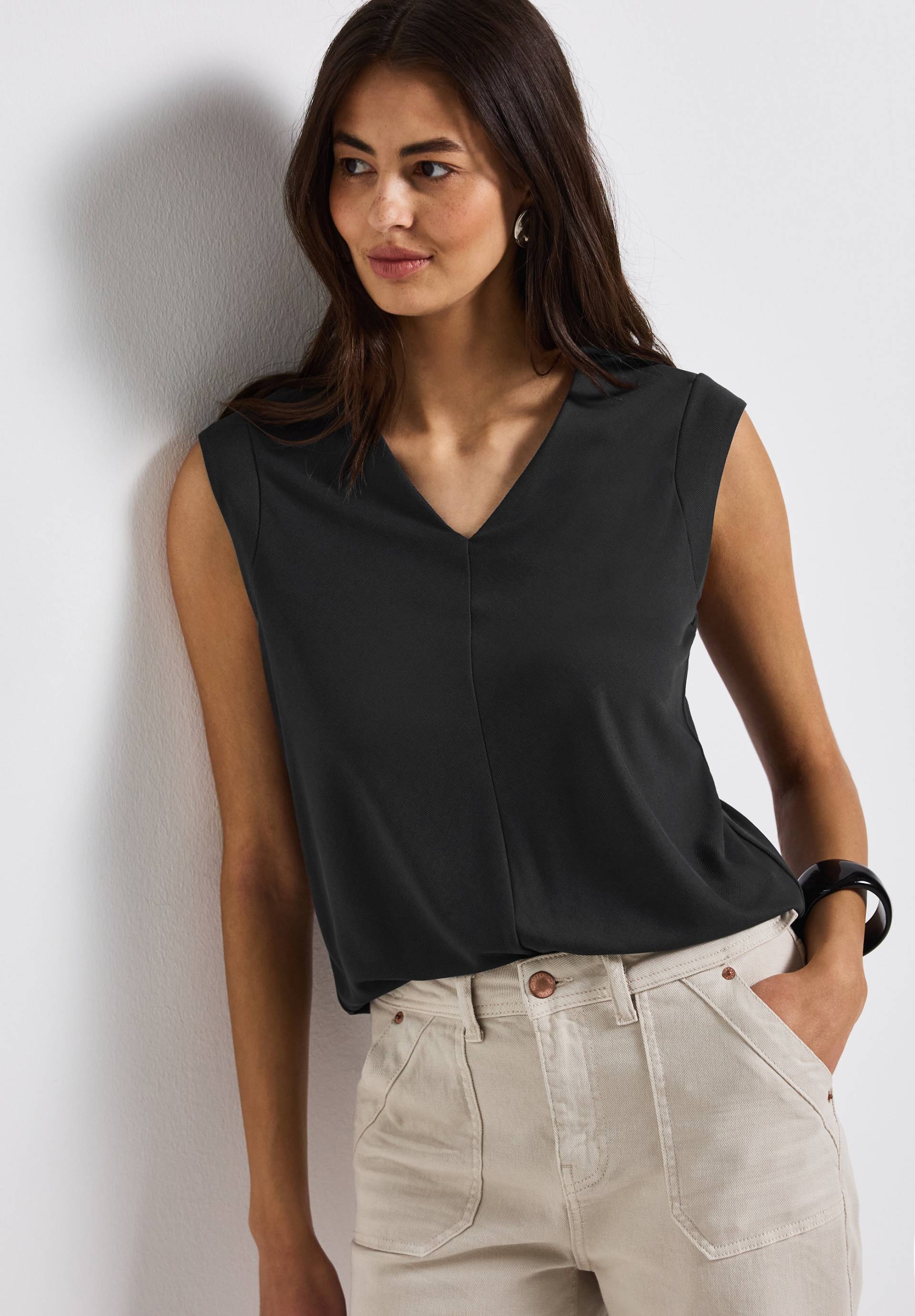 STREET ONE Shirttop, im Silk-Look STREET ONE Shirttop, im Silk-Look von STREET ONE