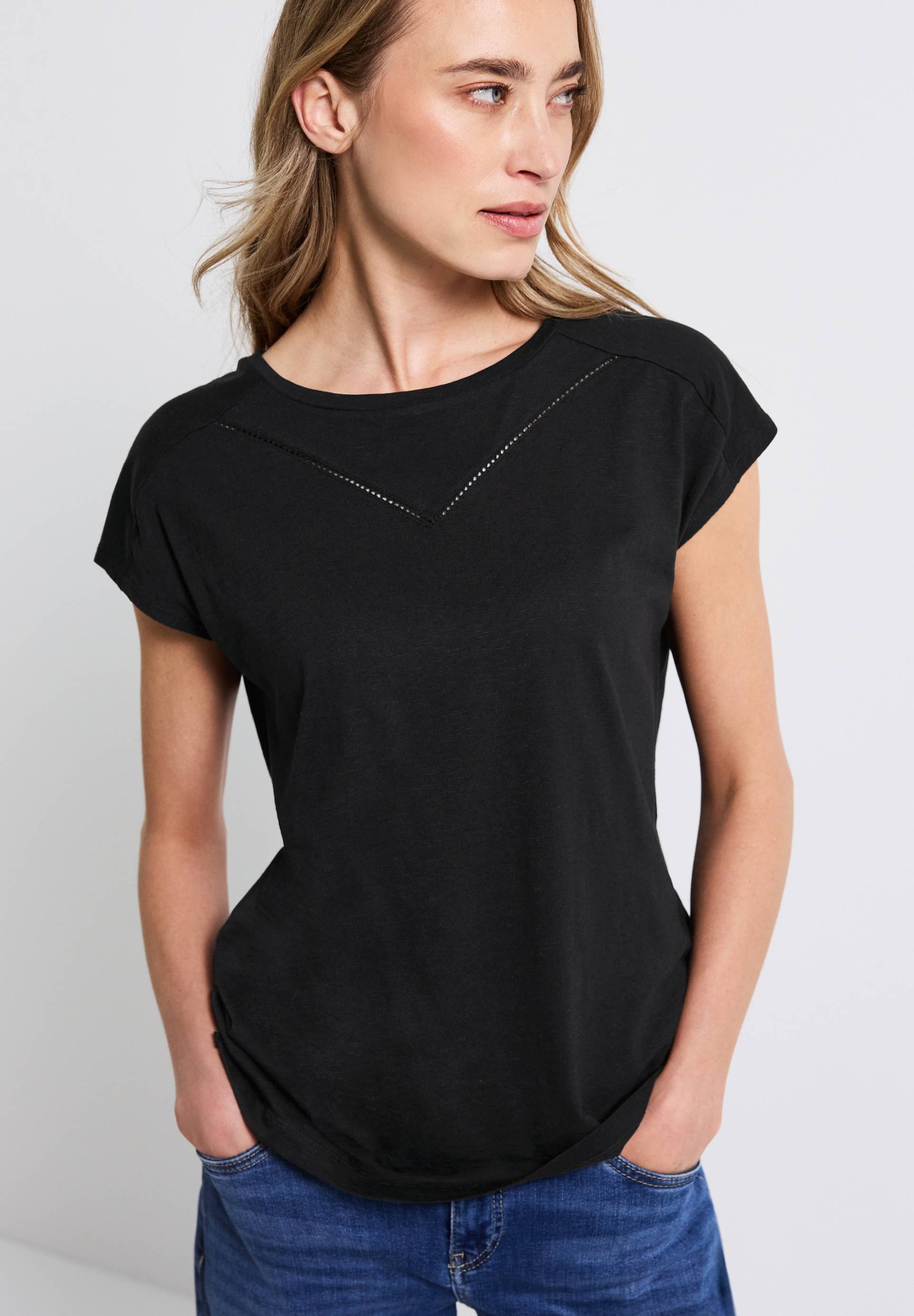 STREET ONE Shirttop, mit Deko-Tape von STREET ONE