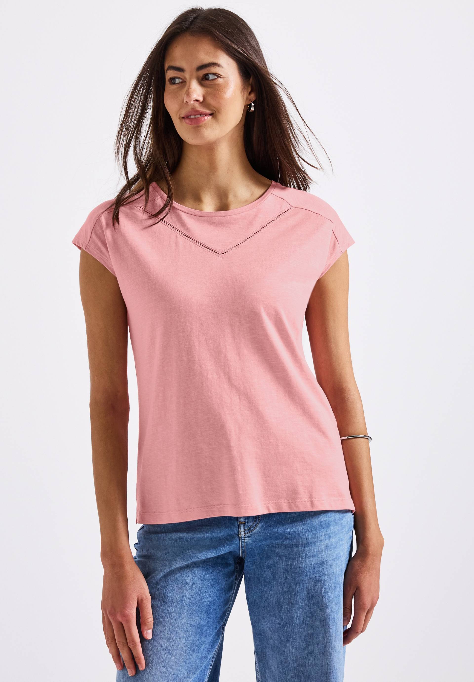 STREET ONE Shirttop, mit Deko-Tape von STREET ONE